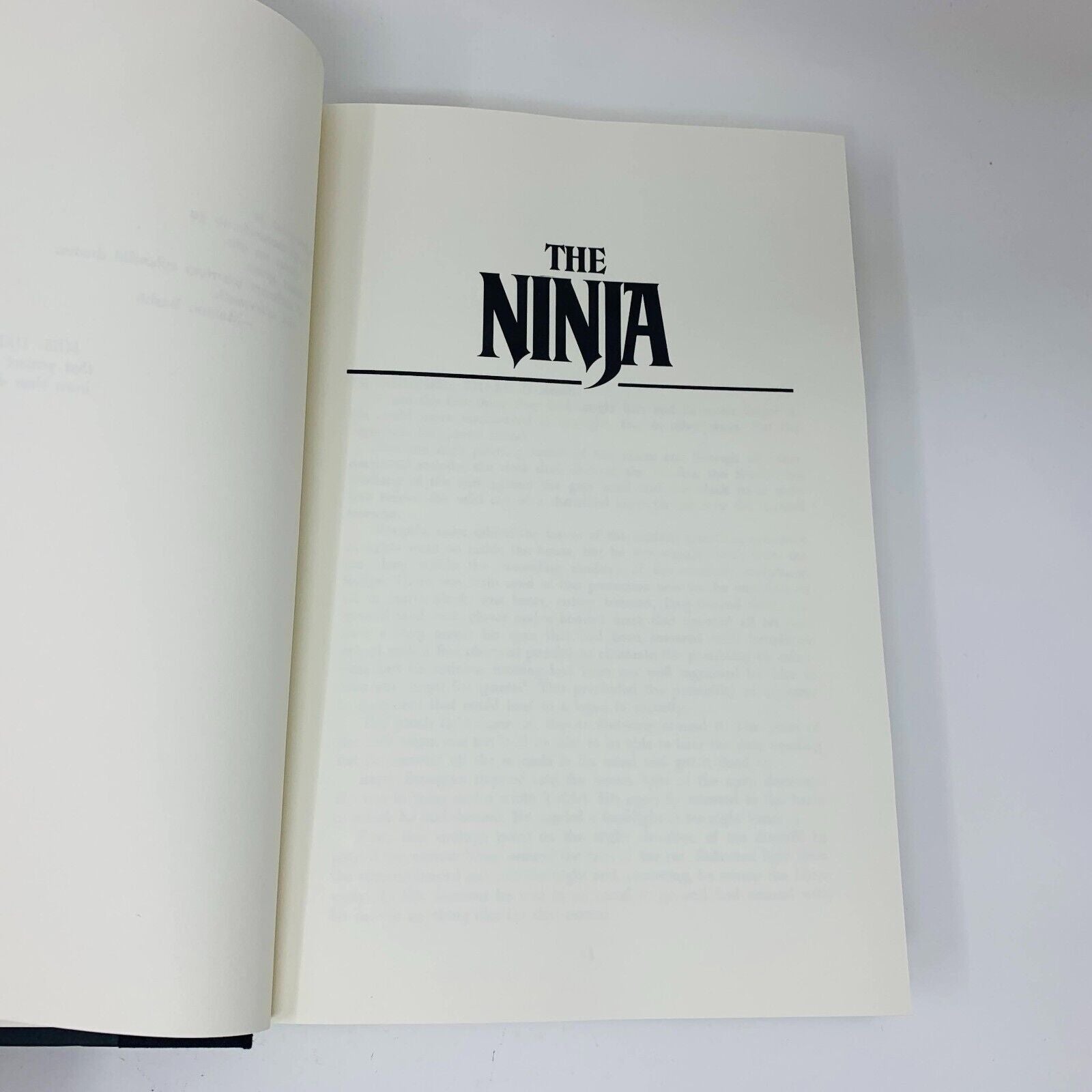 1980 The Ninja by Eric Van Lustbader Hardcover DJ Evans 1st Edition / Print Book