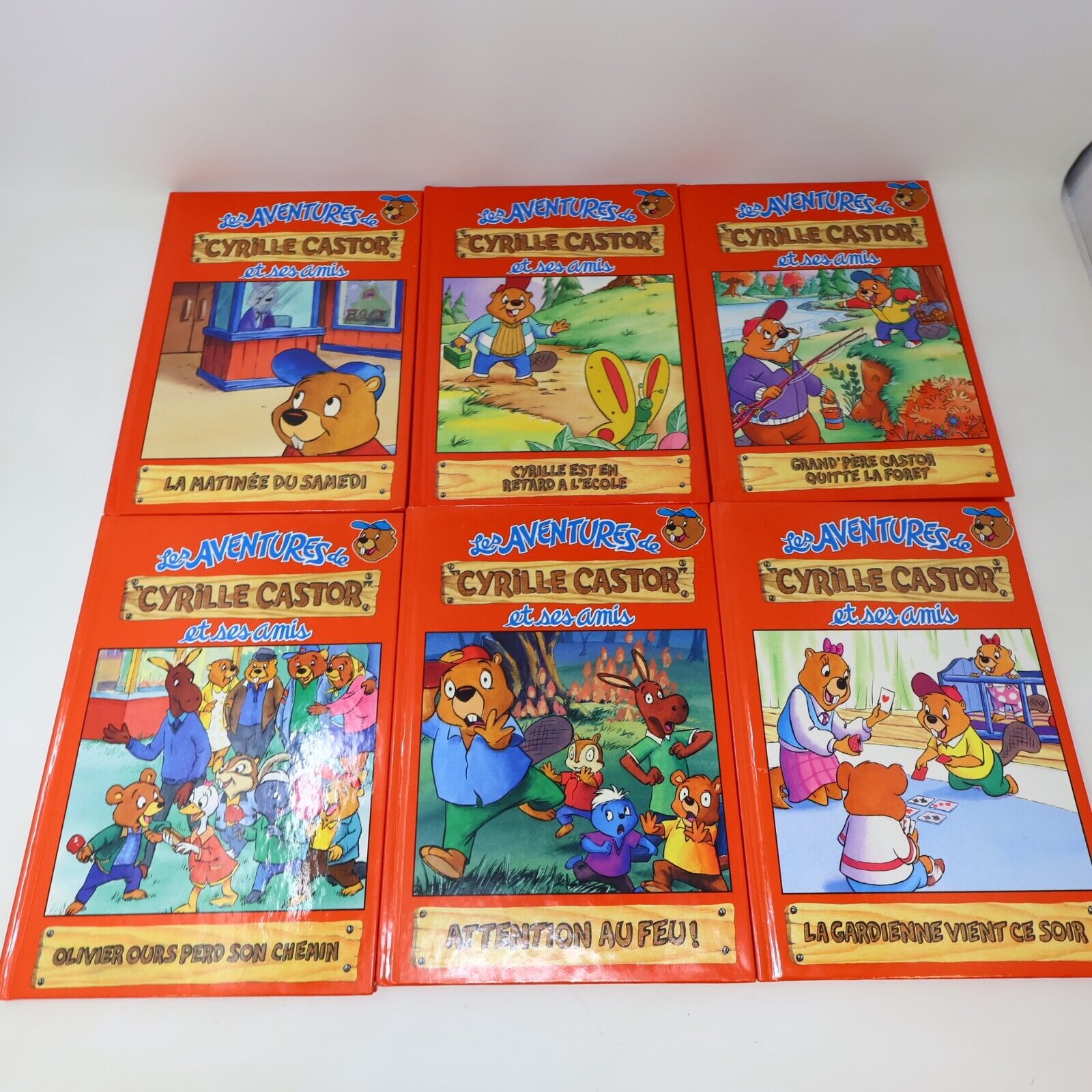 Série Complète Les Aventures de Cyrille Castor #1-27 Lot 27 Livres Kiki French