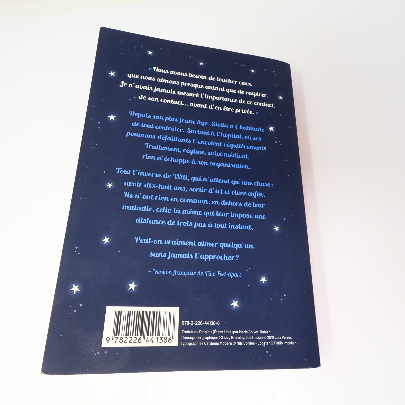 À Cinq Pieds de Toi Rachael Lippincott Albin Michel 2019 PB Français French Book