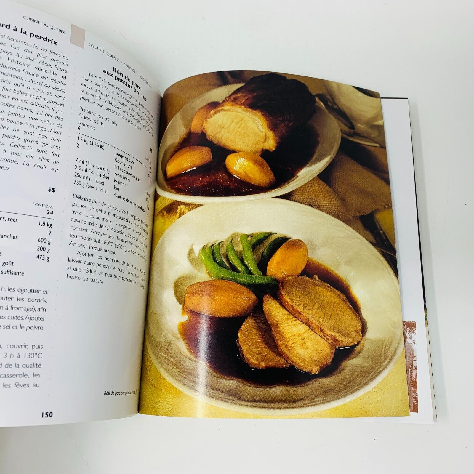1999 Cuisine Traditionnelle des Régions du Québec Livre Recettes ITHQ Français