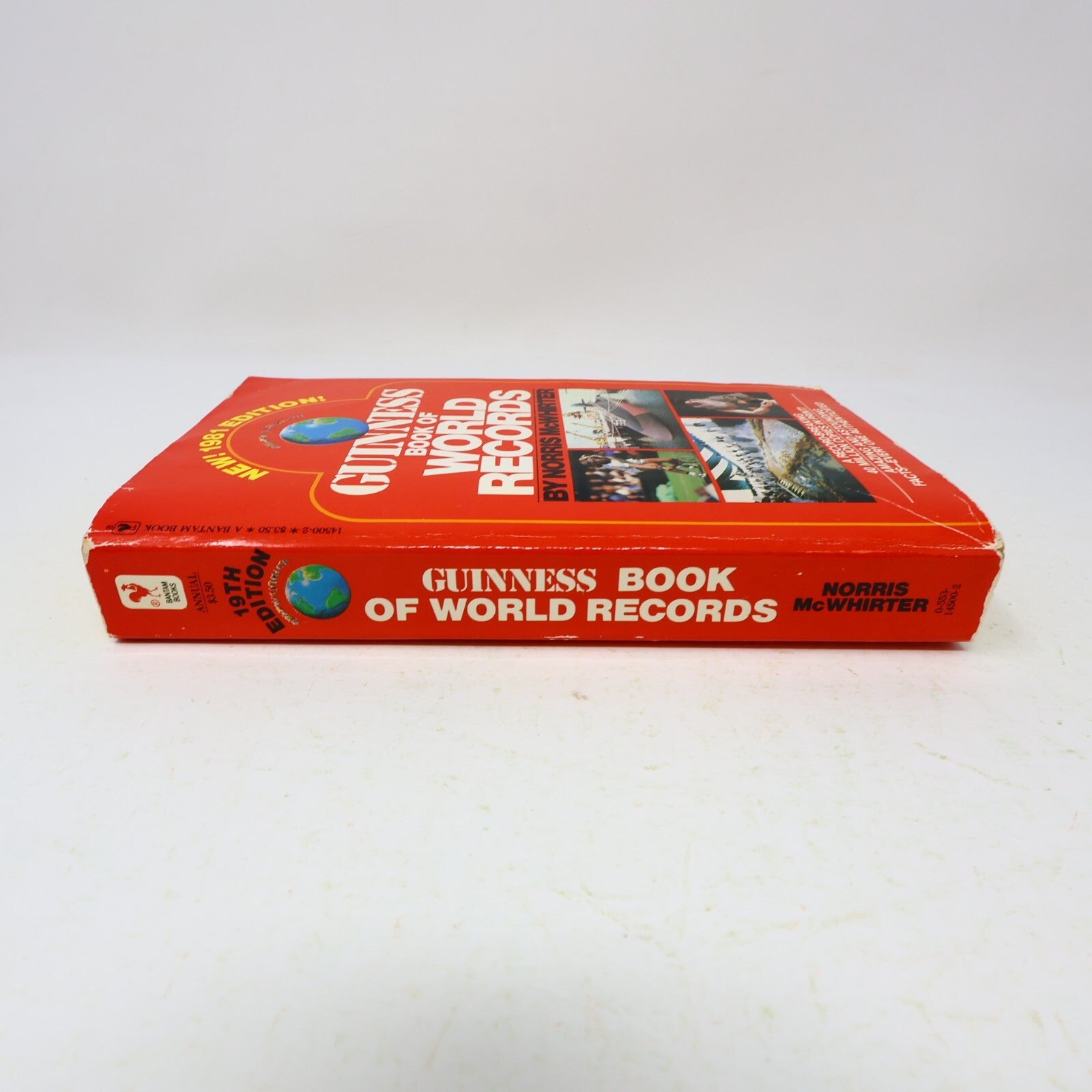 1981 Guinness Book of World Records Norris Mcwhirter Bantam Reference 1st Print