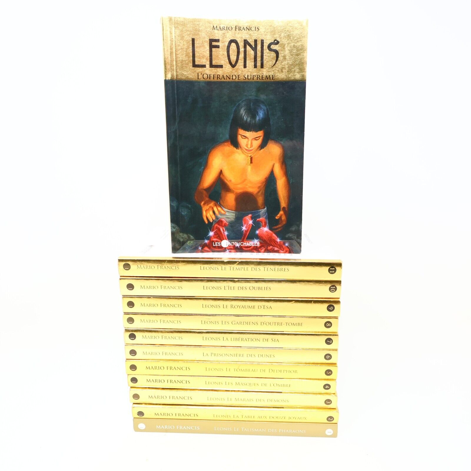 Lot 12 Livres Leonis #1-12 de Mario Francis Les Intouchables Série Complète Book