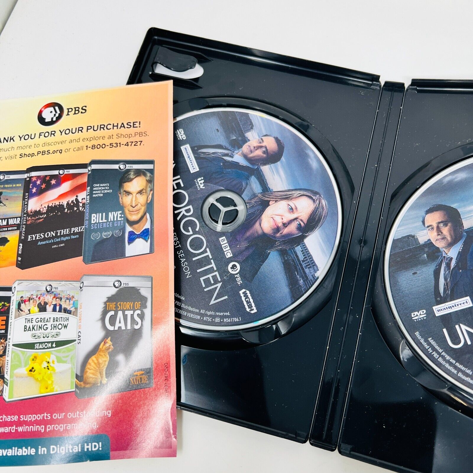 Unforgotten Seasons #1-2-3 DVD Lot Tested PBS Region 1 TV Serie Nicola Walker