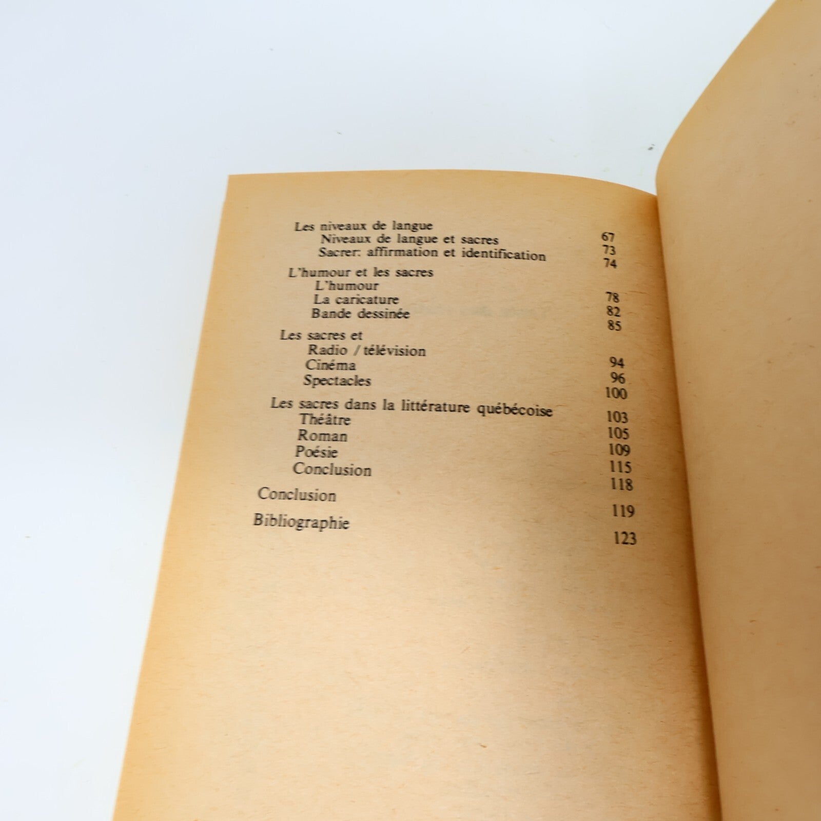 1980 Sacres et Blasphèmes Québécois Gilles Charest Québec Amérique Société Livre