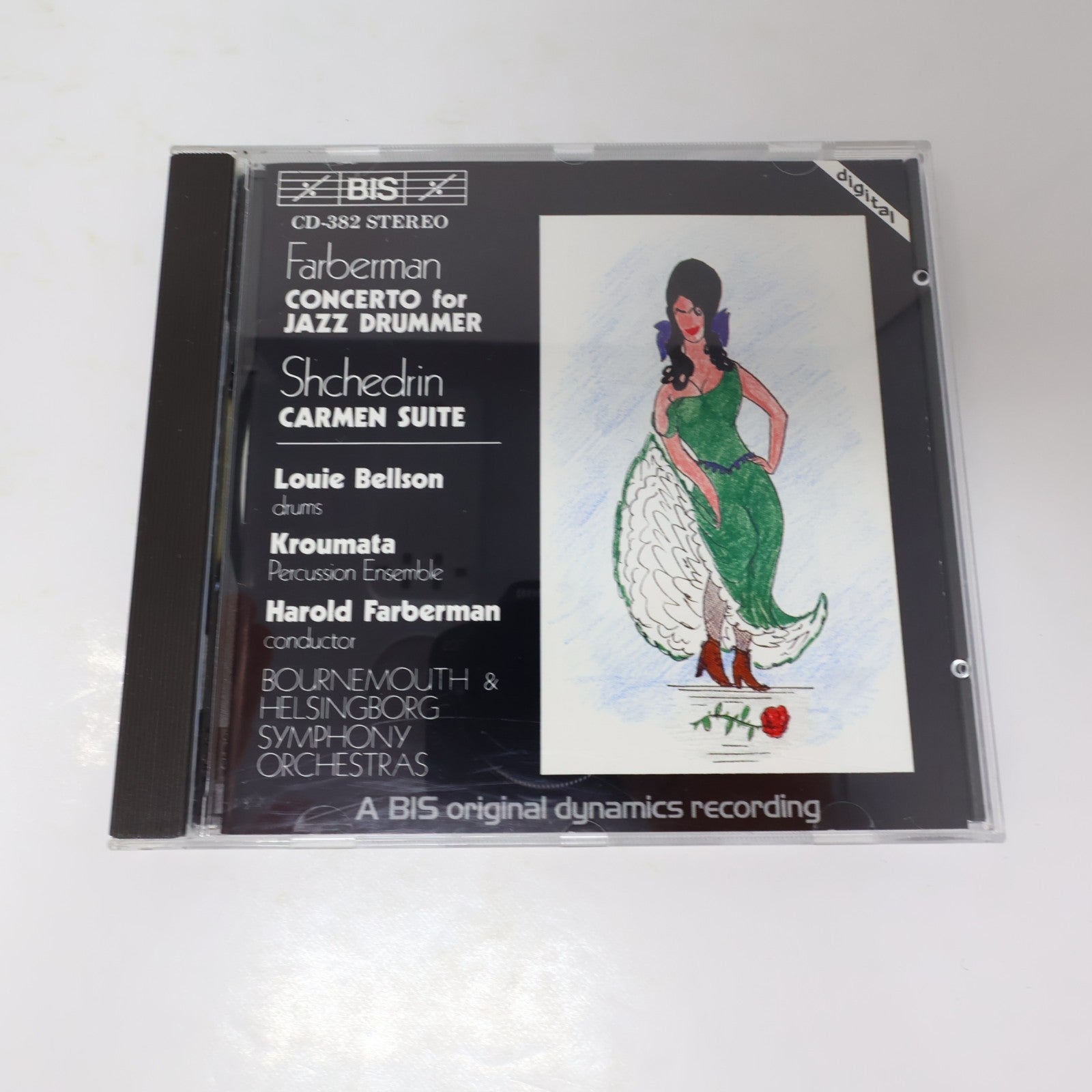Harold Farberman CD Concerto For Jazz Drummer/Carmen Suite Bizet/Shchedrin BIS