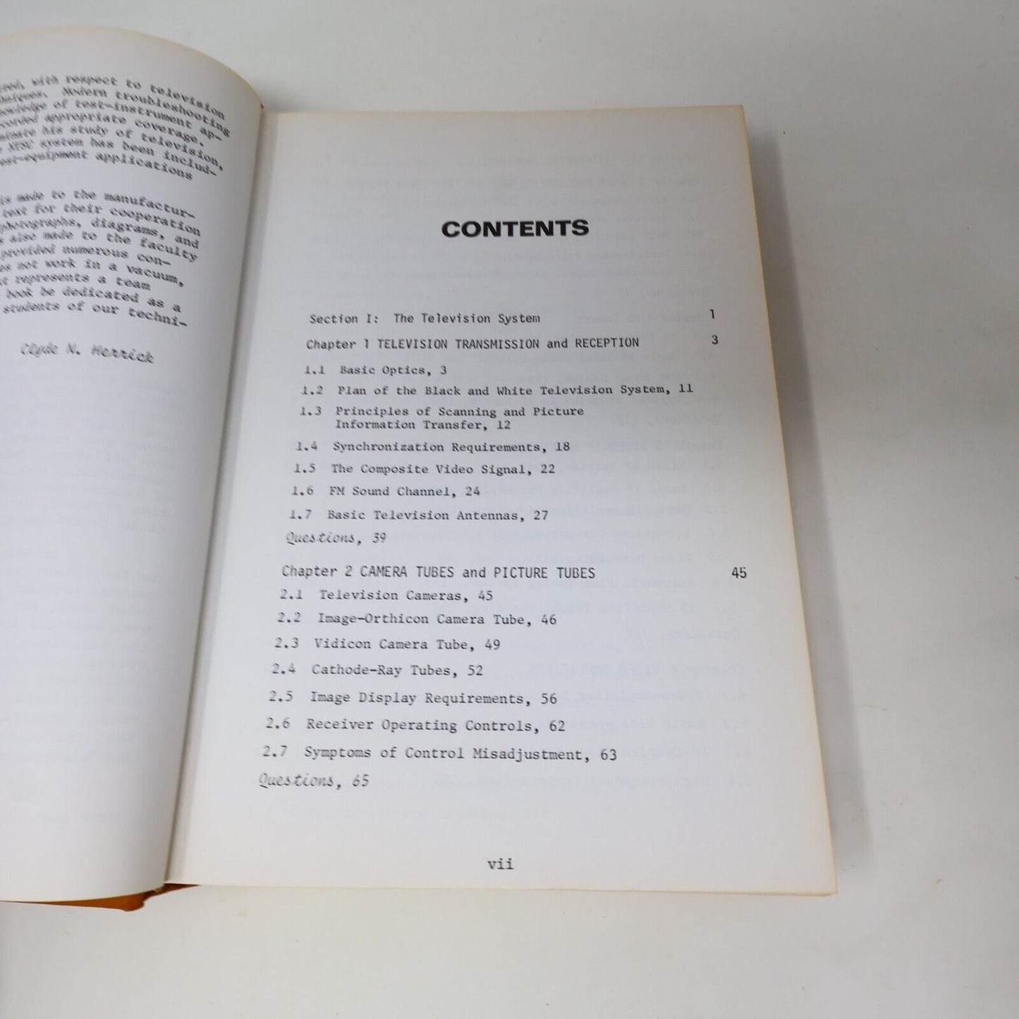 1972 Television Theory and Servicing Color and Black/White by Clyde N. Herrick
