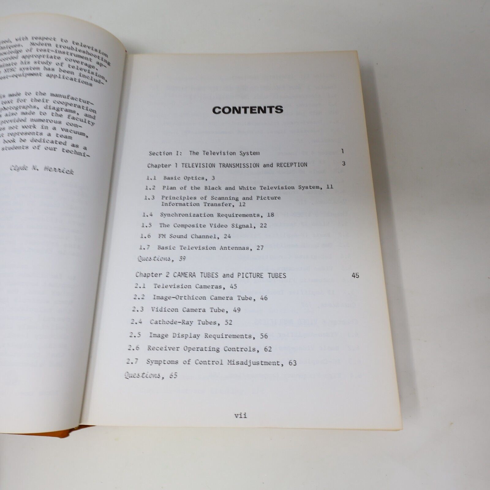 1972 Television Theory and Servicing Color and Black/White by Clyde N. Herrick