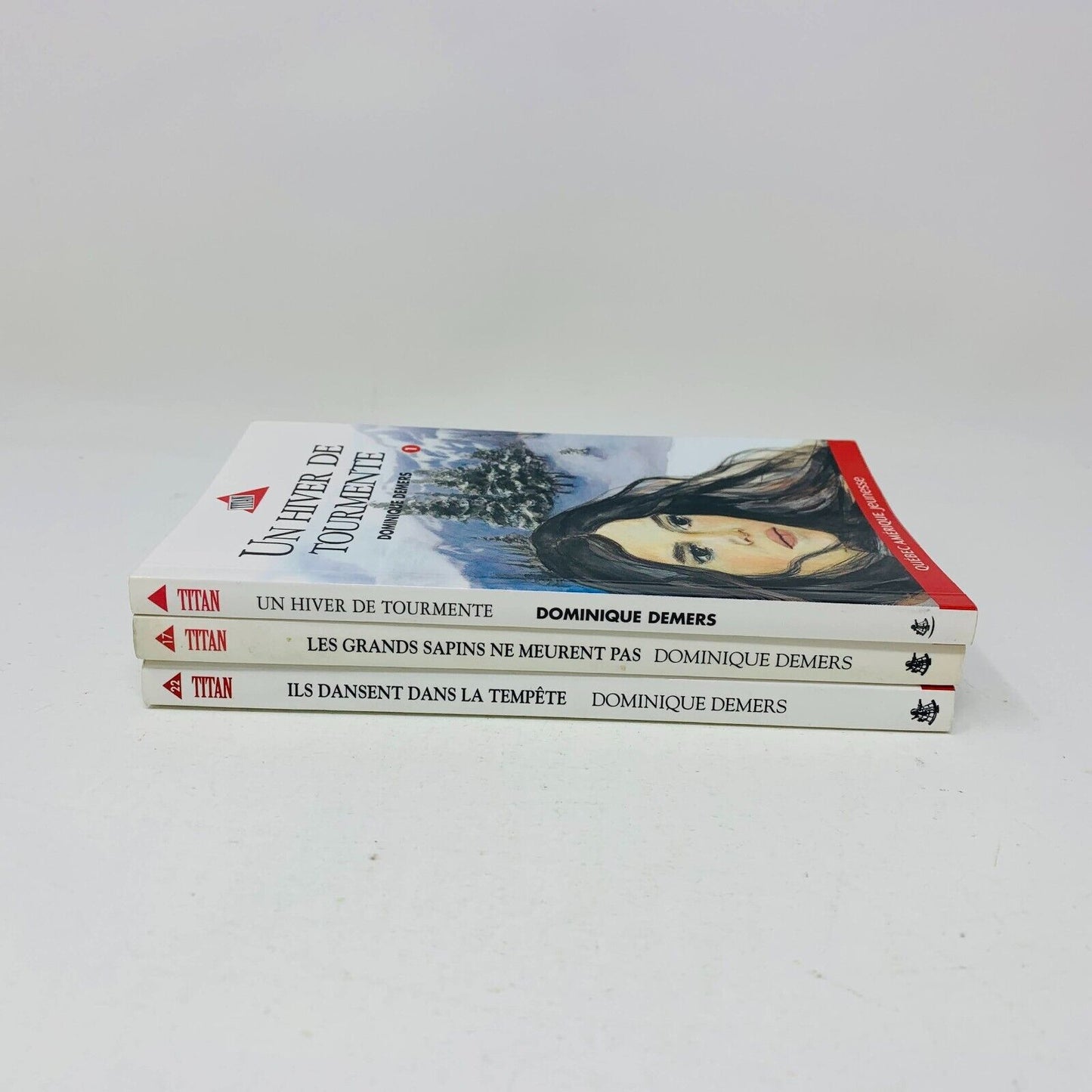 3x Marie-Tempête Série Complète Titan Jeunesse Dominique Demers Lot 3 Livres 90s