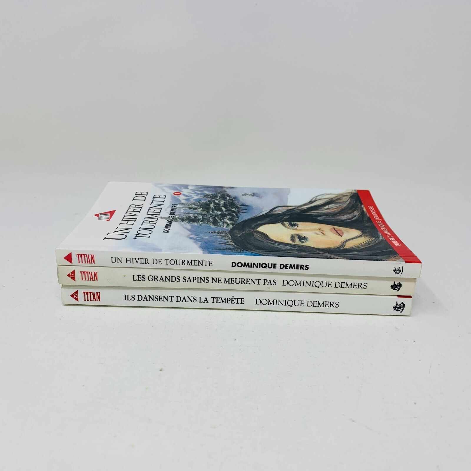 3x Marie-Tempête Série Complète Titan Jeunesse Dominique Demers Lot 3 Livres 90s
