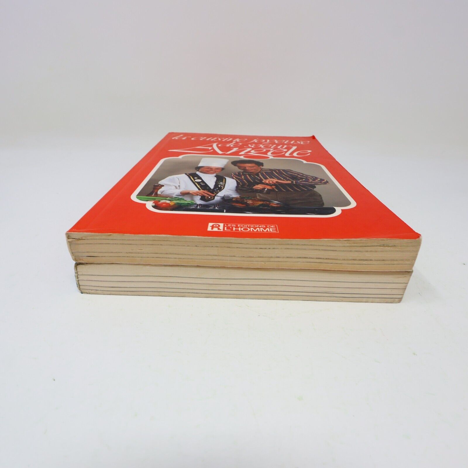 La Cuisine Joyeuse de Soeur Angèle Lot 2 Livres Recettes Table Français 1980s