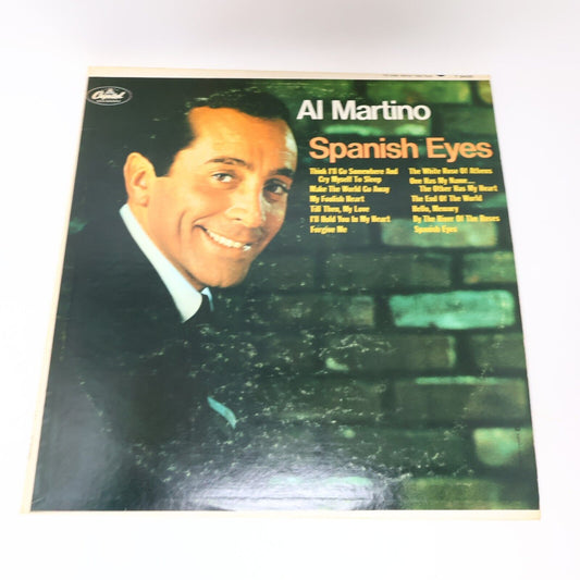 Al Martino Spanish Eyes LP Record Vinyl 1966 T-2435 Capitol Canada Hello Memory