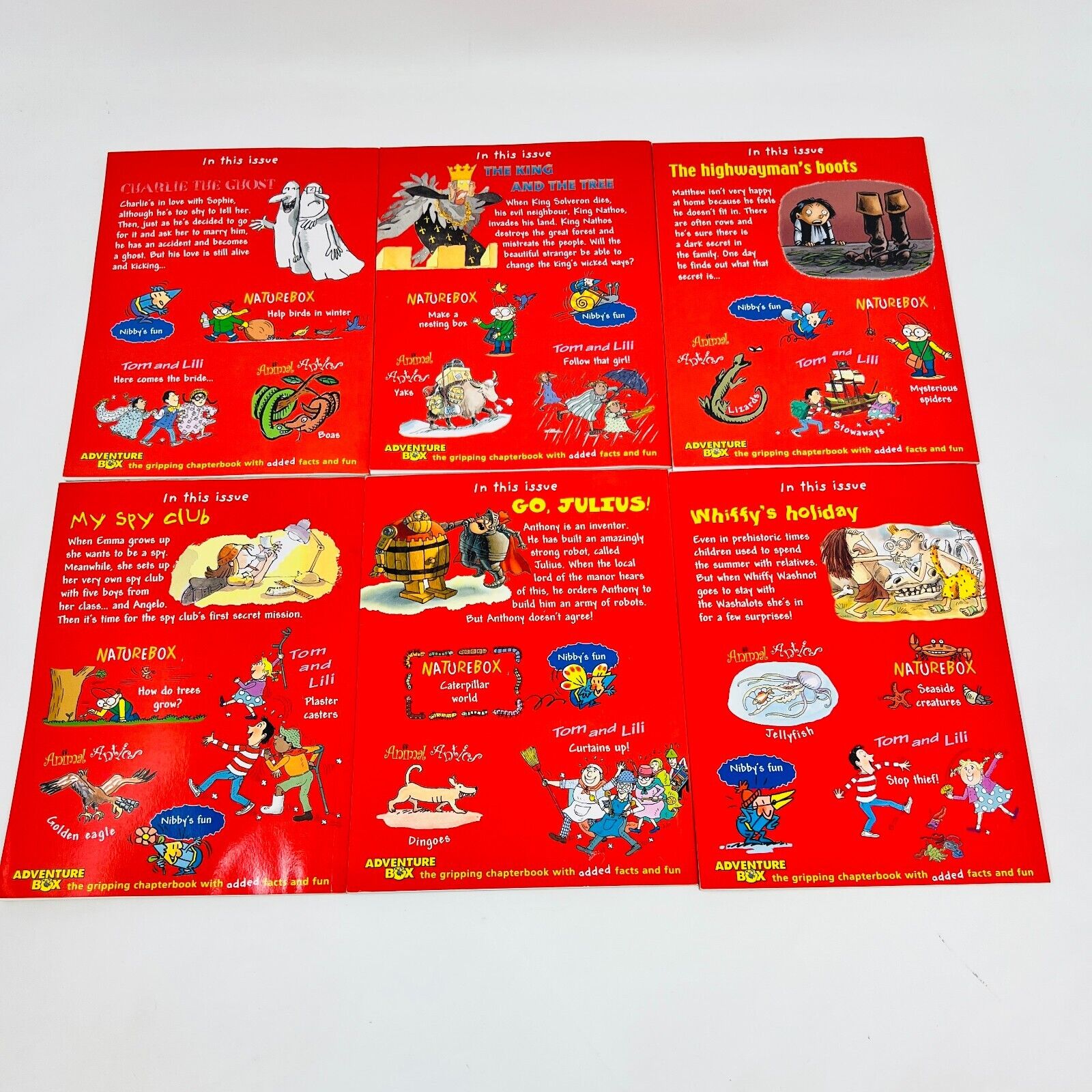 Lot of 16 Adventure Box Bayard Children UK Magazines #60-75 Story/Science/Games