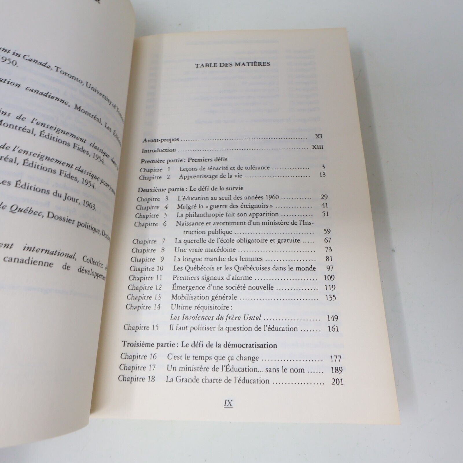 1989 Combats d'un Révolutionnaire Tranquille Paul Gérin-Lajoie Biographie Québec