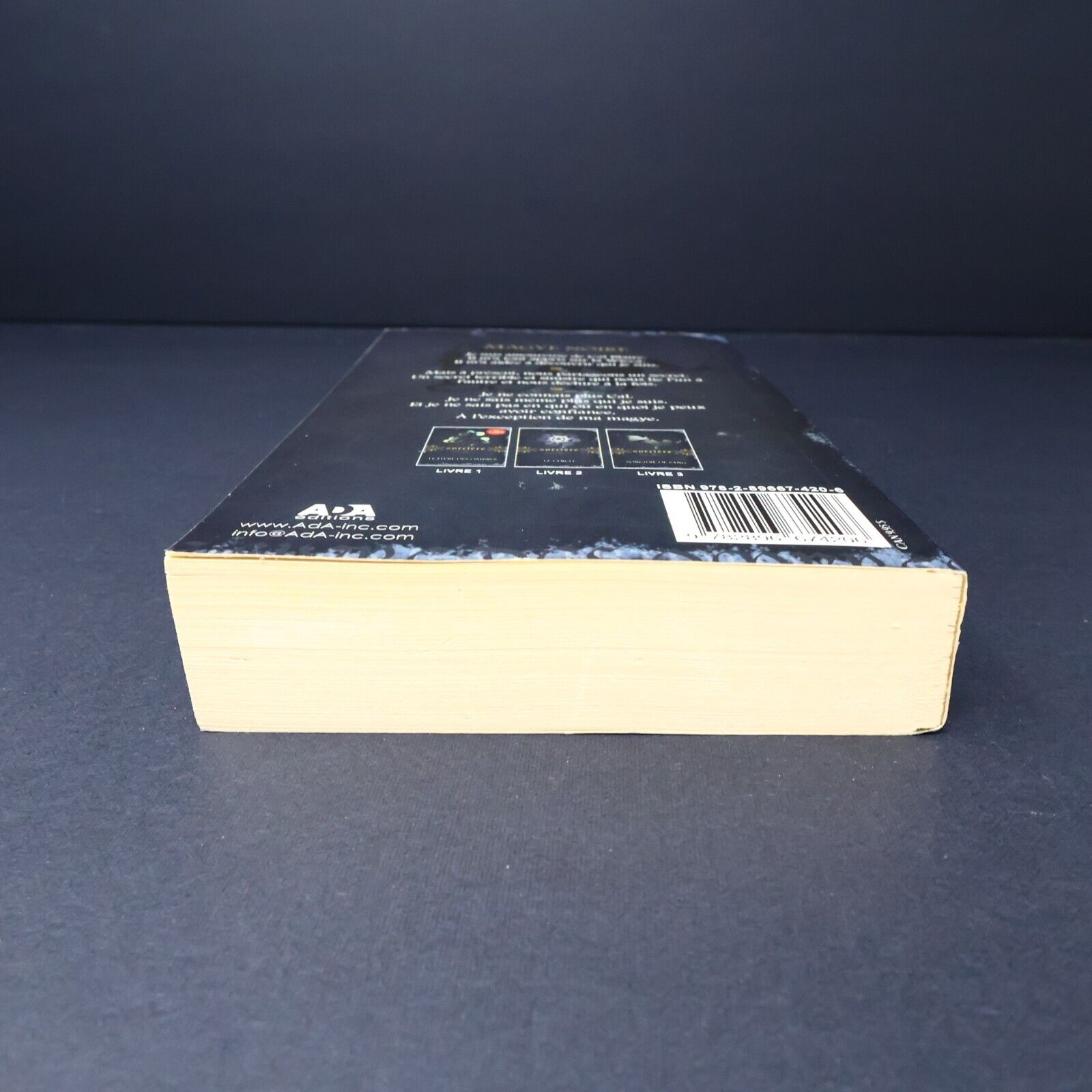 2010 Sorcière #4 Magye Noire de Cate Tiernan Sweep Éditions Ada Inc. Français PB