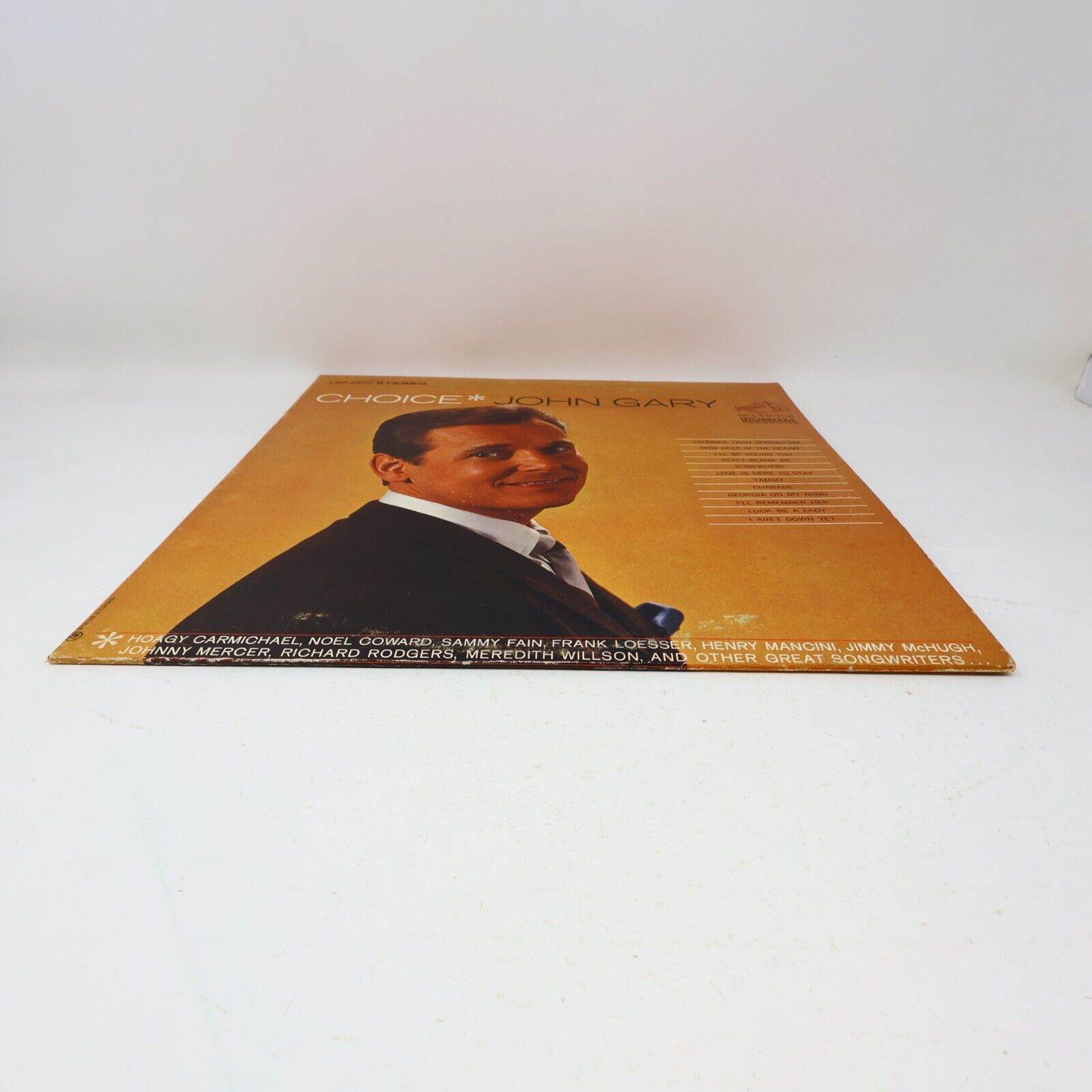John Gary Choice LP Record Vinyl RCA Victor LSP-3501 Canada I'll Be Seeing You