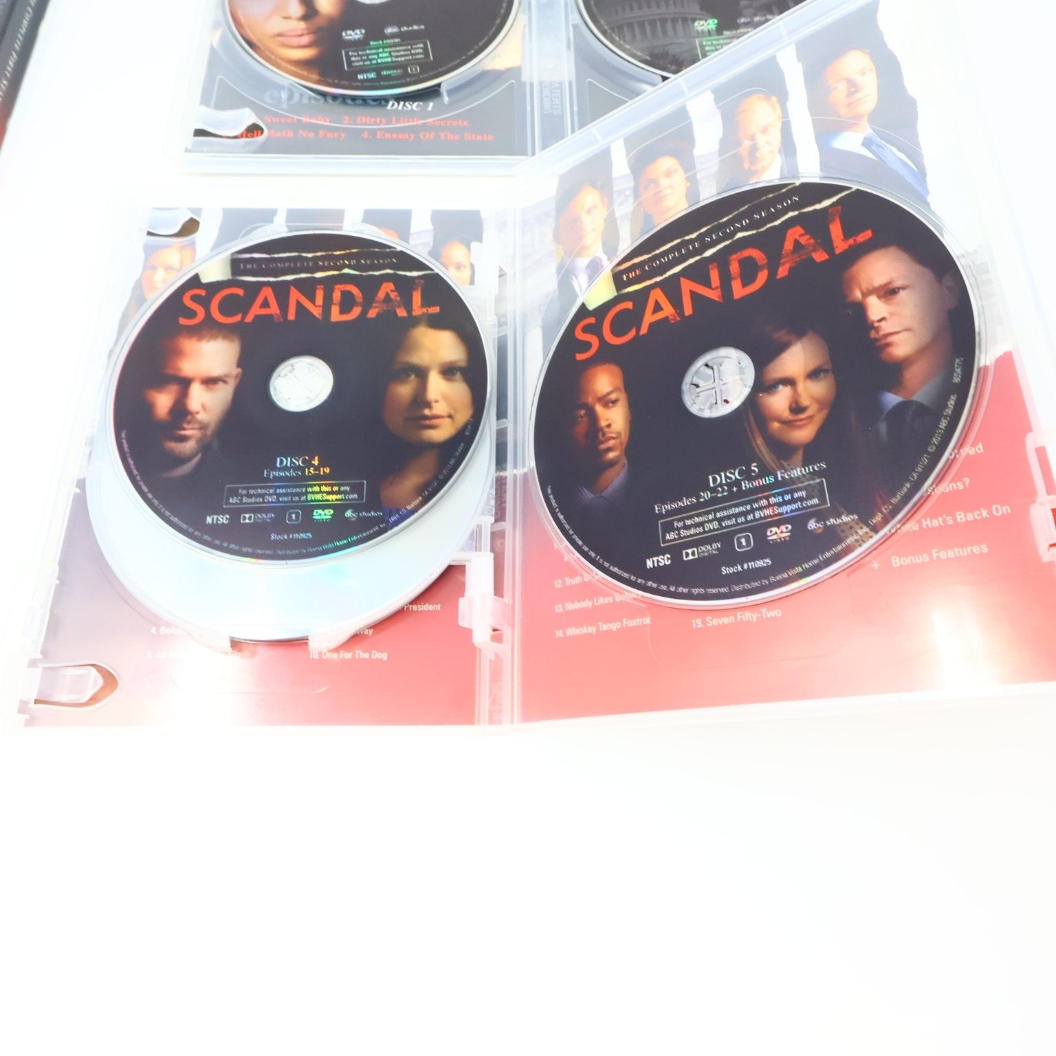 Scandal DVD Seasons #1-2-3 2012-2014 Kerry Washington Tested Region 1 NTSC ABC