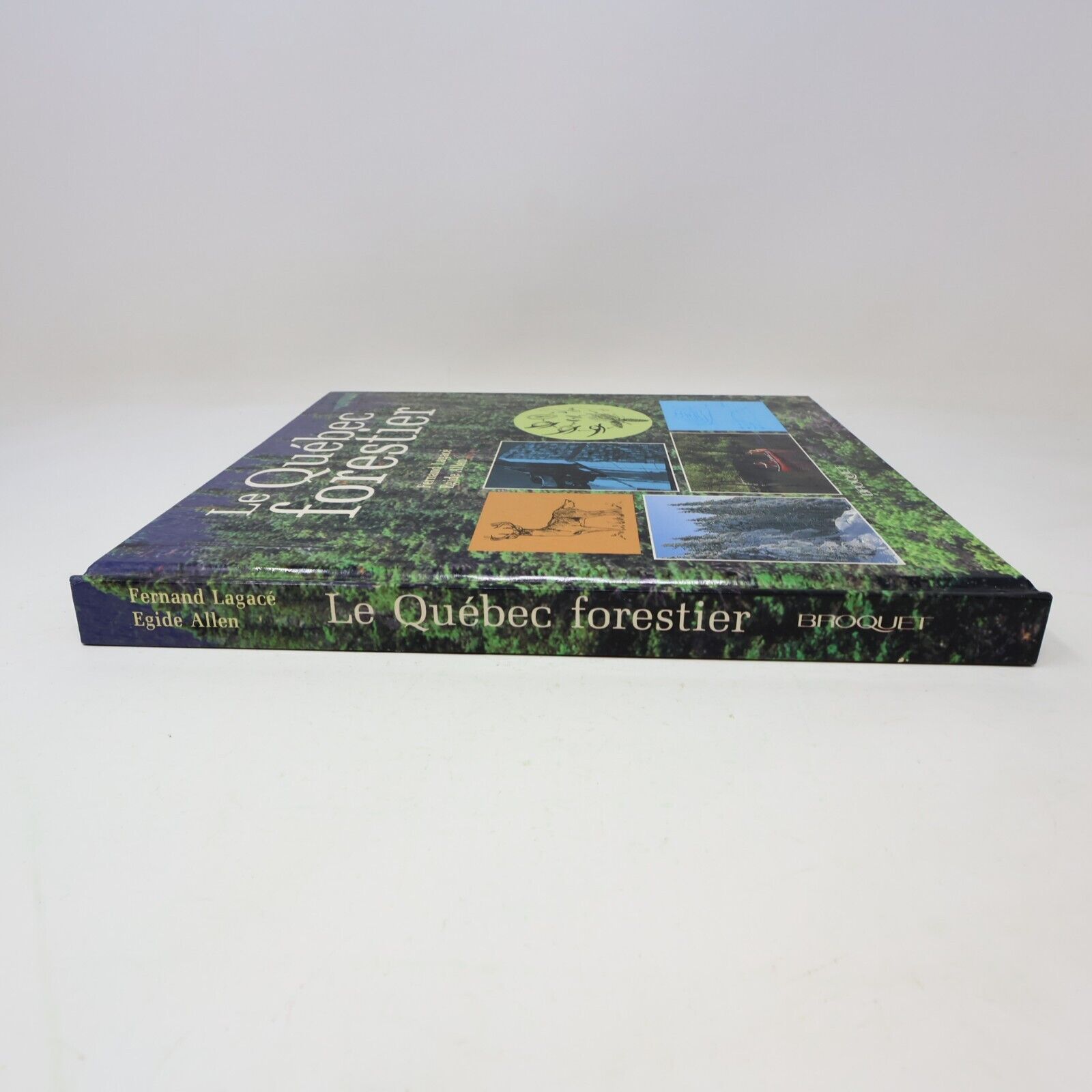 1991 Le Québec Forestier Lagacé/Allen Hardcover HC Broquet Nature Faune Flore
