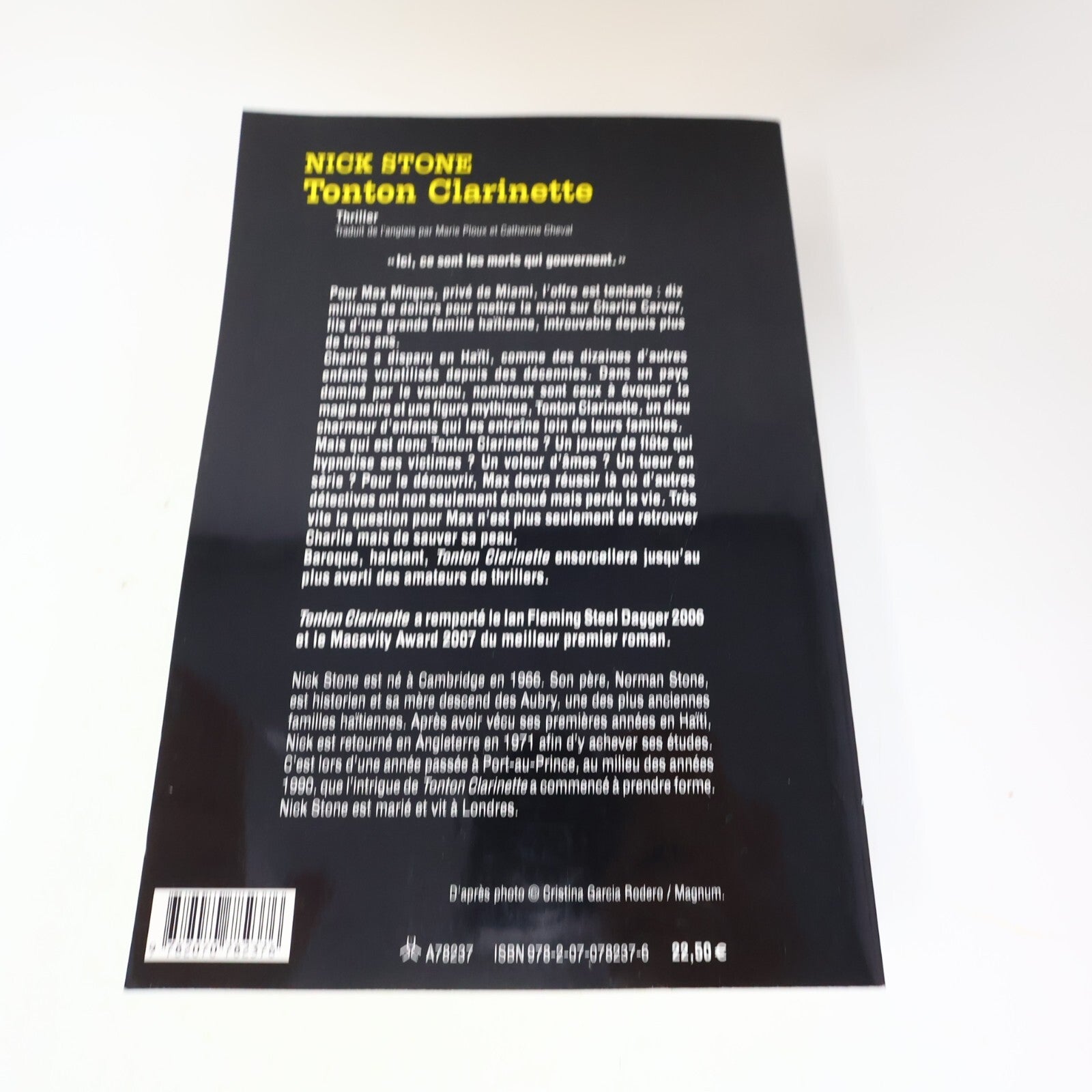 2008 Tonton Clarinette Nick Stone Gallimard Crime et Mystère Policier Thriller