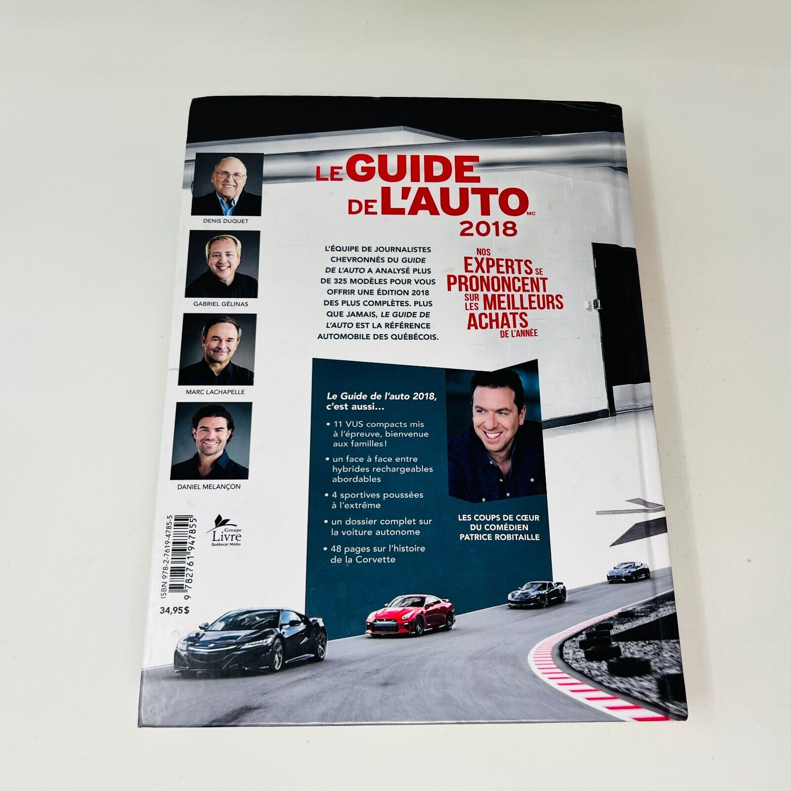 Le Guide de l'Auto 2018 de Denis Duquet/Gabriel Gélinas/Marc Lachapelle Voitures