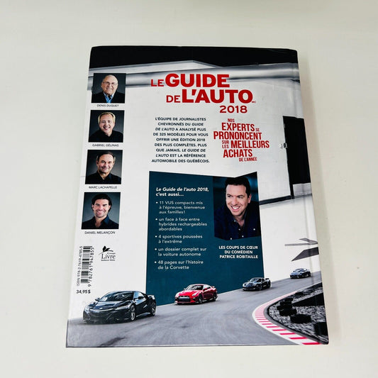 Le Guide de l'Auto 2018 de Denis Duquet/Gabriel Gélinas/Marc Lachapelle Voitures
