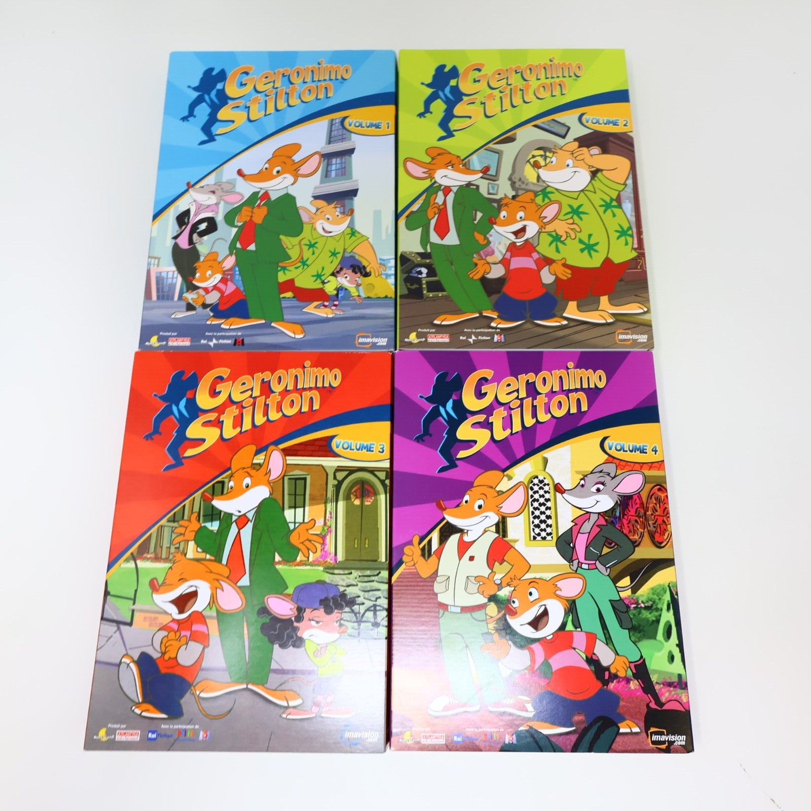 Coffret Geronimo Stilton Saisons 1 & 2 DVD Édition Limitée Testé NTSC Français
