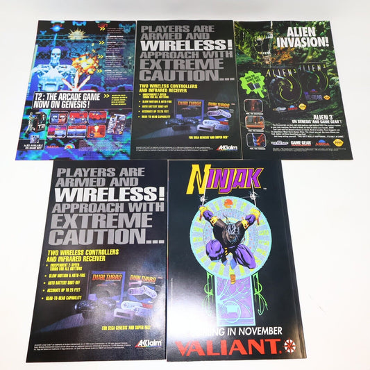 Lot 5 Mixed Valiant Comics Bloodshot Deathmate Turok Shadow Eternal Warrior 90s