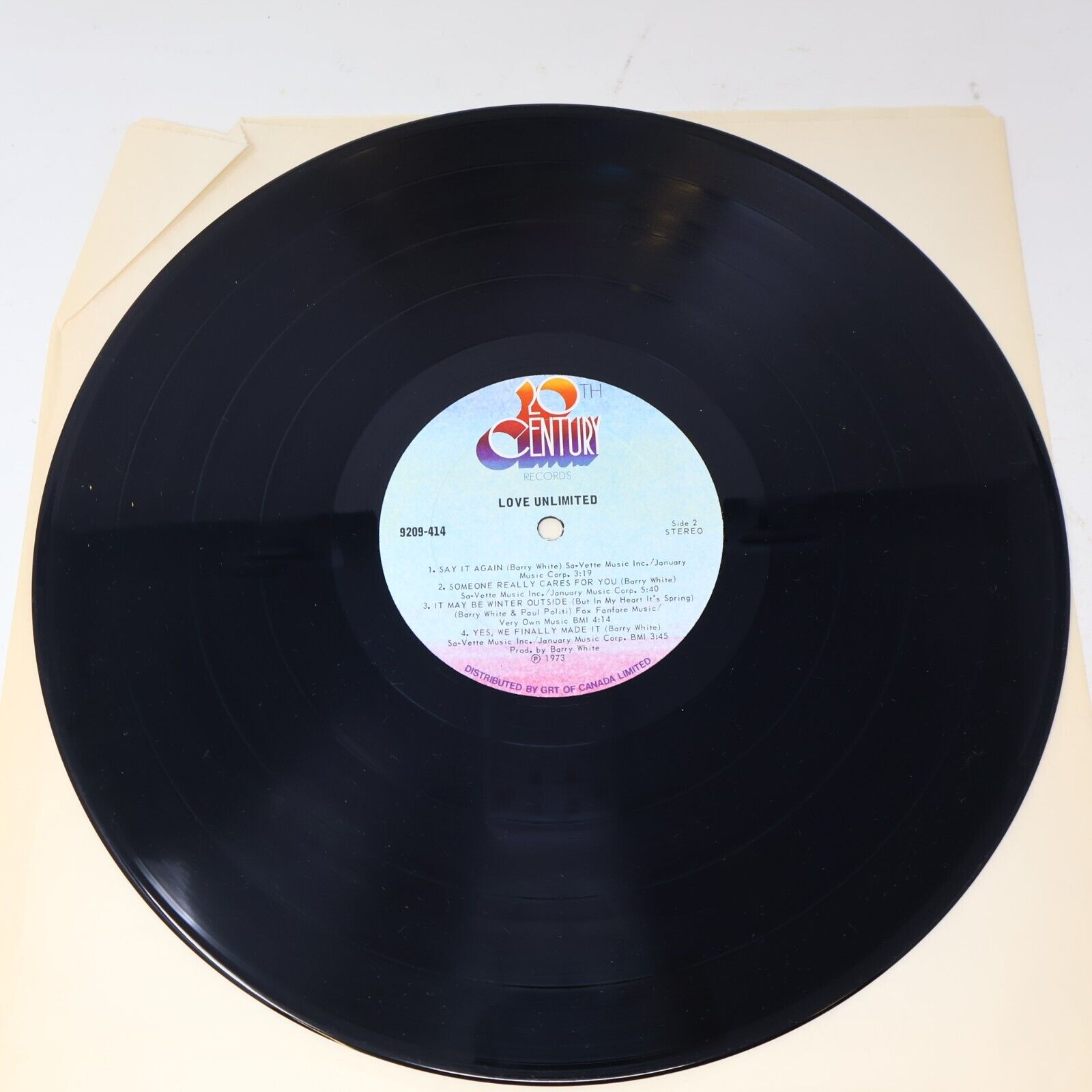 Under The Influence of Love Unlimited LP Record Vinyl 9209-414 Canada 1973 Disco