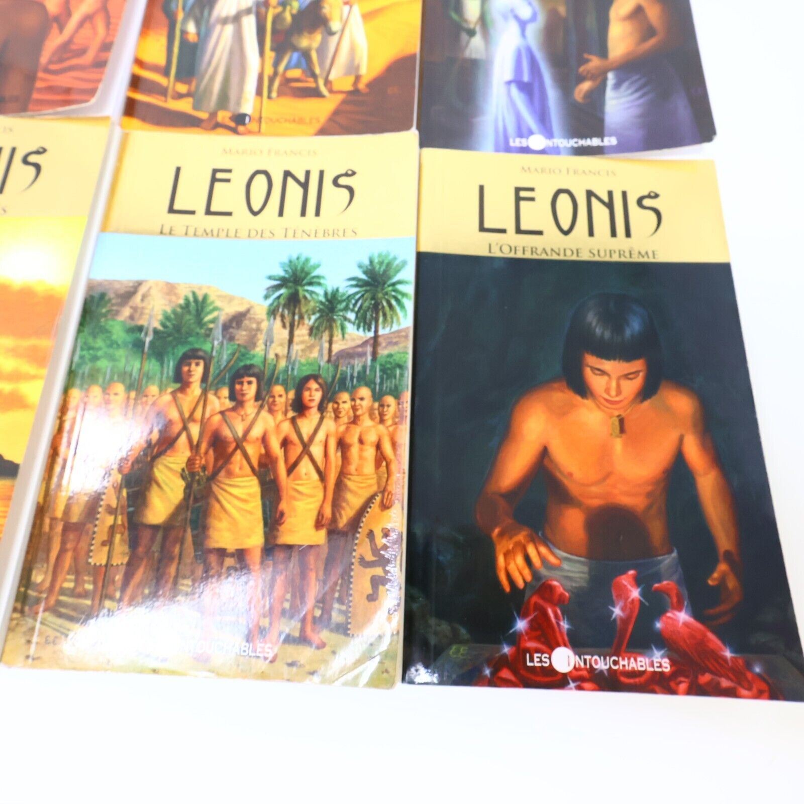 Lot 12 Livres Leonis #1-12 de Mario Francis Les Intouchables Série Complète Book
