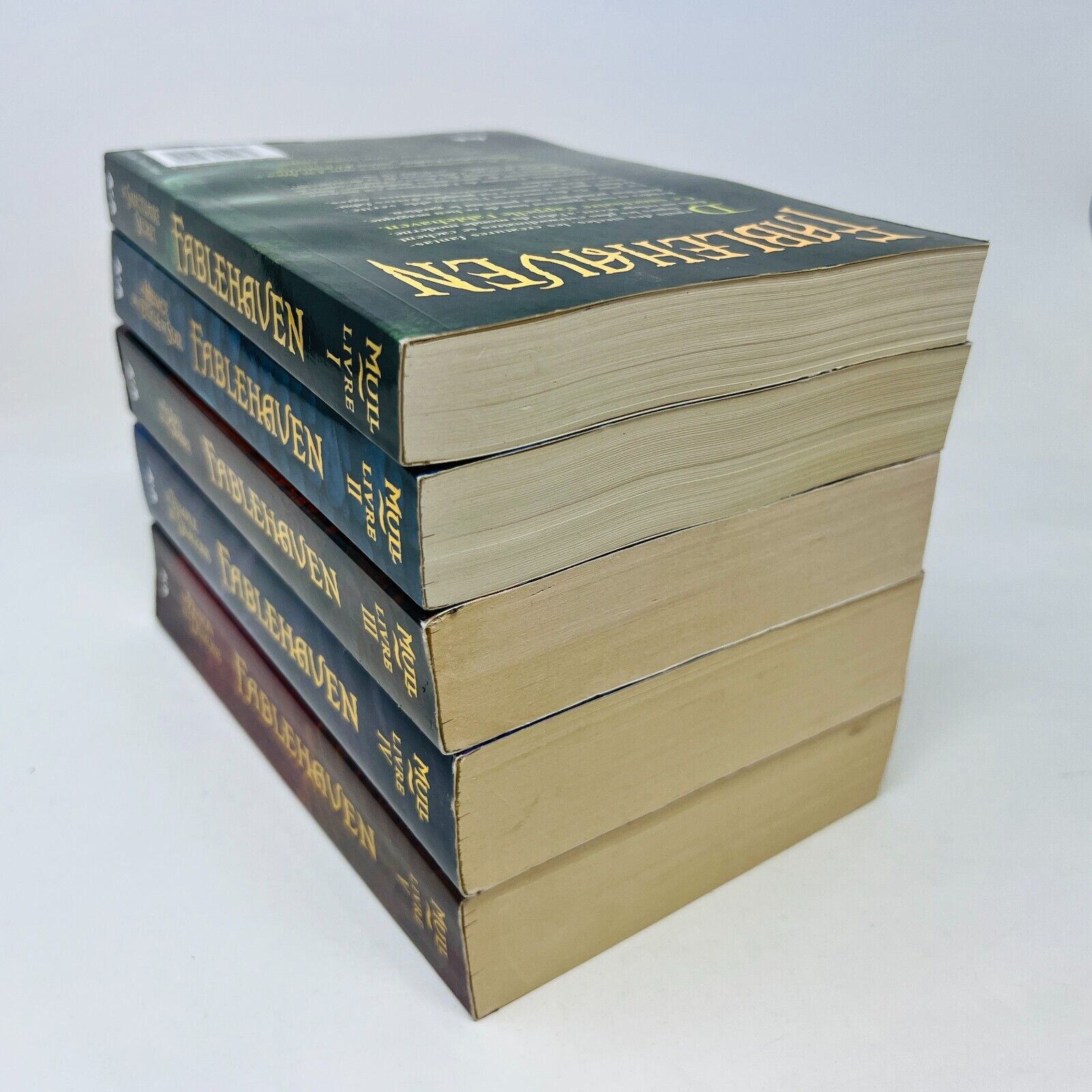 5x Fablehaven Série Complète Ada de Brandon Mull en Français Sanctuaire Secret