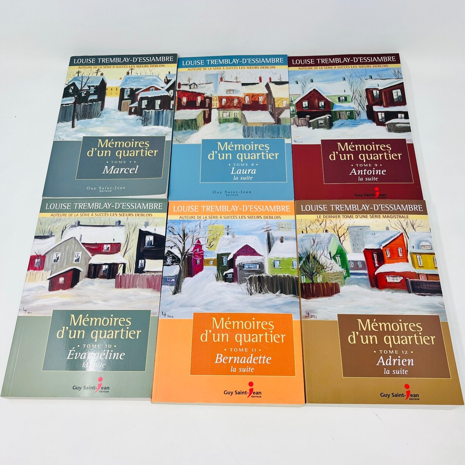 Mémoire d'un Quartier Tomes 1 à 12 Série Complète de Louise Tremblay-D'Essiambre
