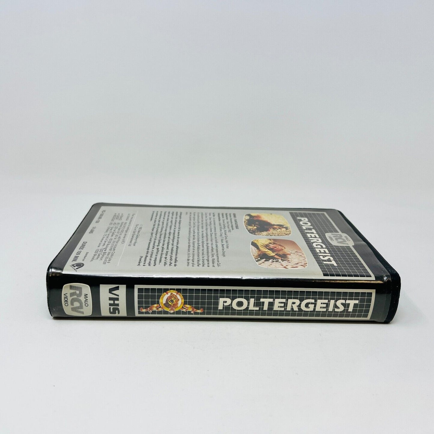 1982 Poltergeist VHS en Français/French NTSC Steven Spielberg Ex-Rental Clam Box