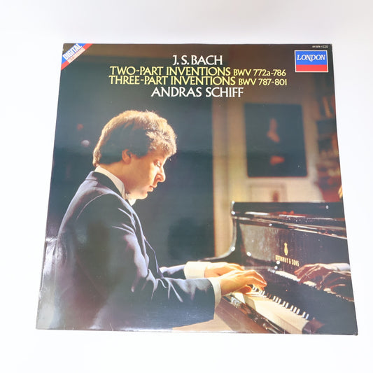 J.S. Bach András Schiff Two-Part/Three-Part Inventions Piano LP Record 411 974-1
