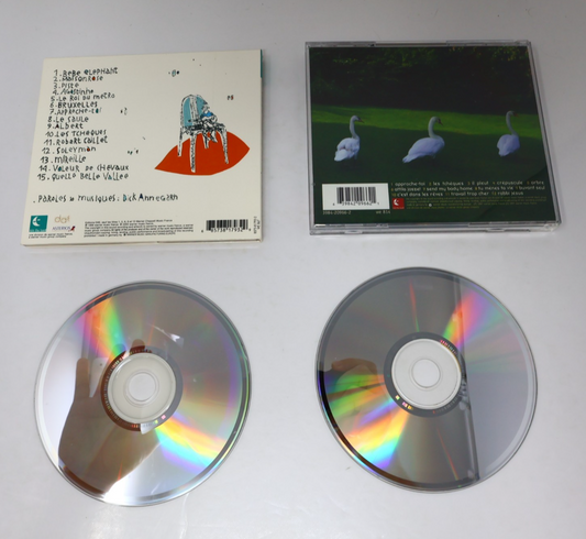 Dick Annegarn Lot 2 CD Tôt Ou Tard Approche-Toi/Au Cirque D'Hiver Bébé Éléphant