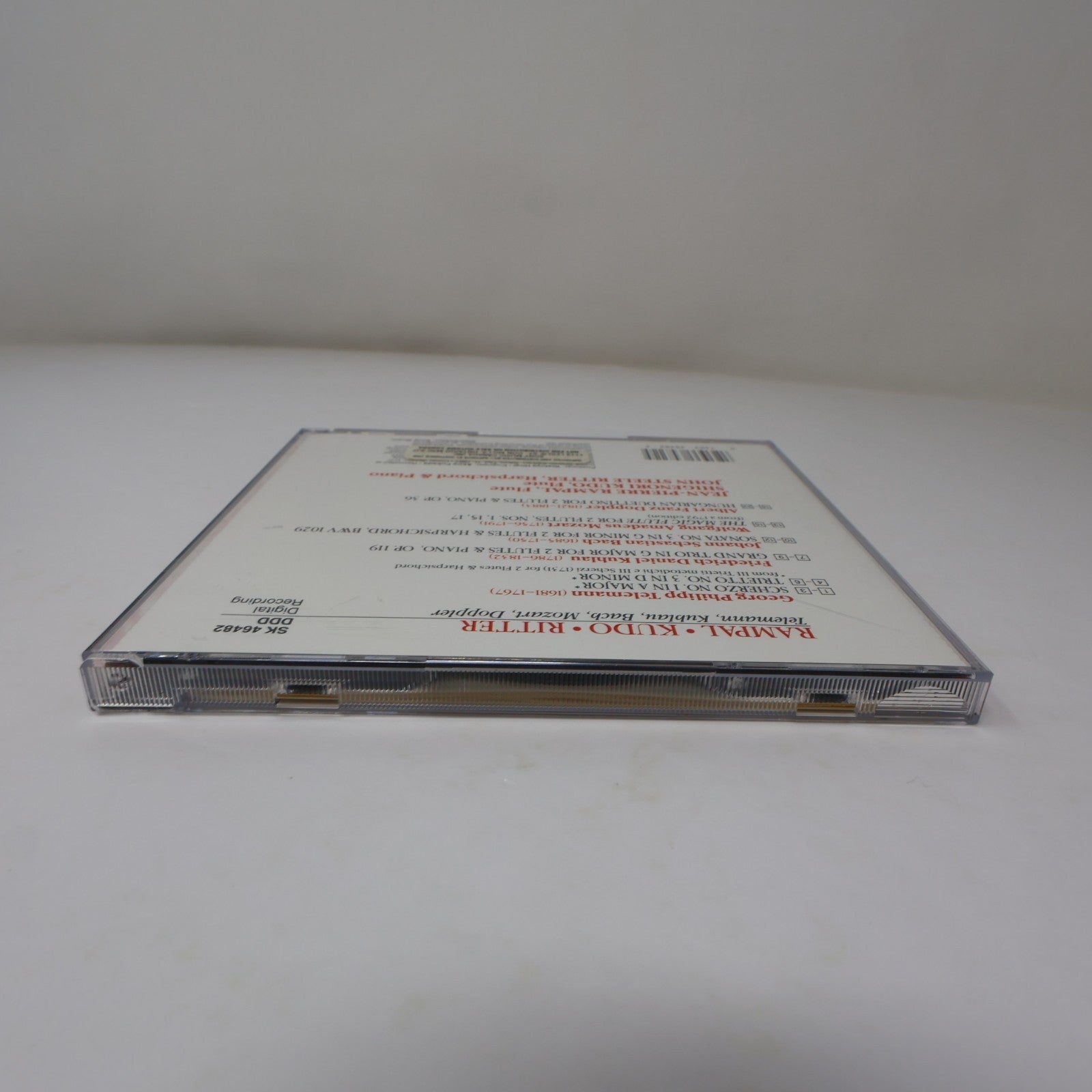 Rampal & Kudo Play Telemann/Kuhlau/Bach/Mozart/Doppler CD Ritter Sony SK 46 482