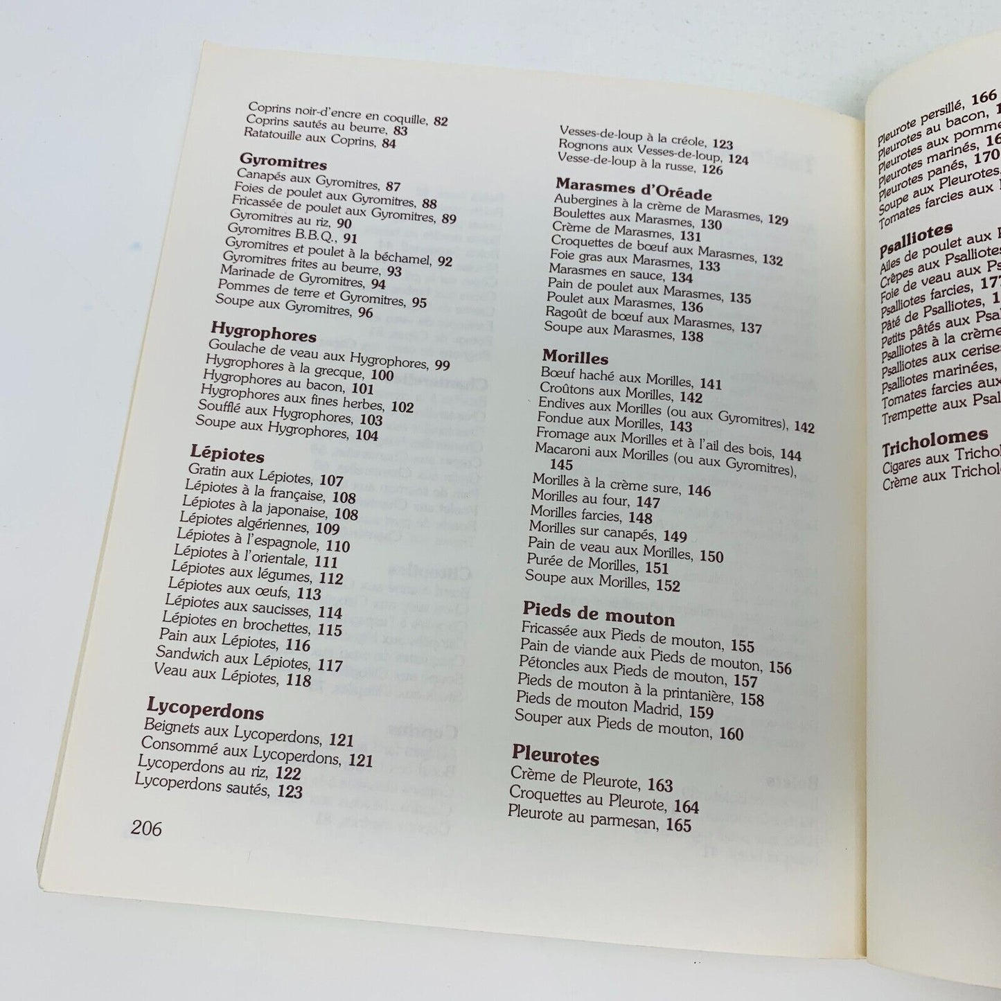 1978 Comment Apprêter les Champignons Sauvages Recettes Tante Cécile Bordeleau