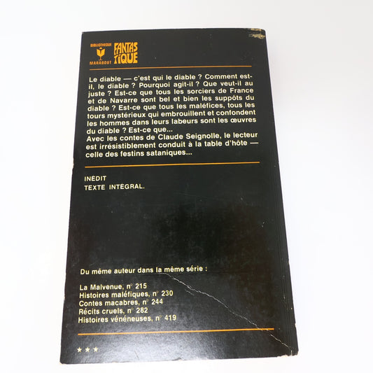 Contes Sorciers l'Épouvante à Fleur de Peau Claude Seignolle Marabout 1974 PB