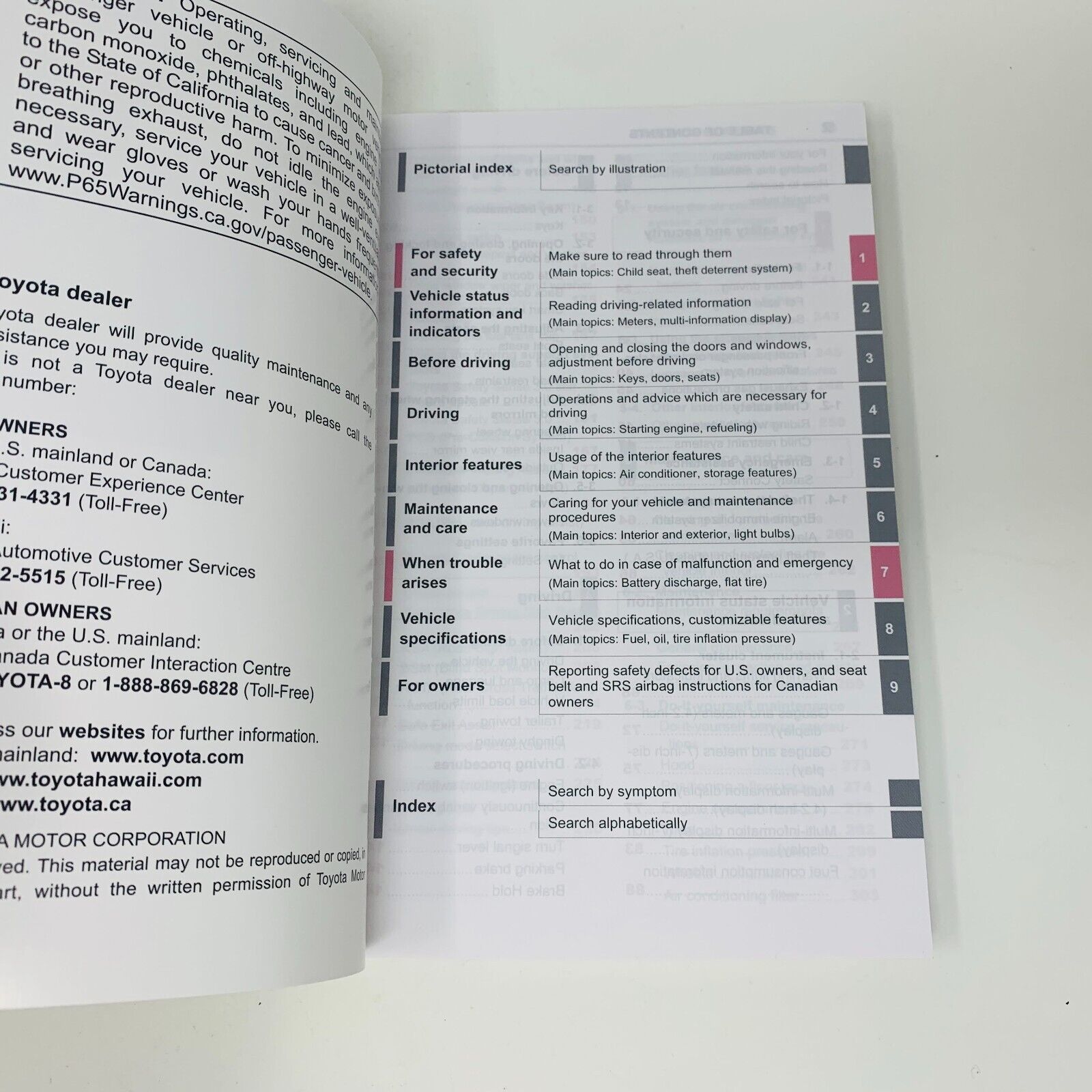 Corolla Hatchback 2023 Owner's Manual by Toyota PB Car Instructions 01999-12S00