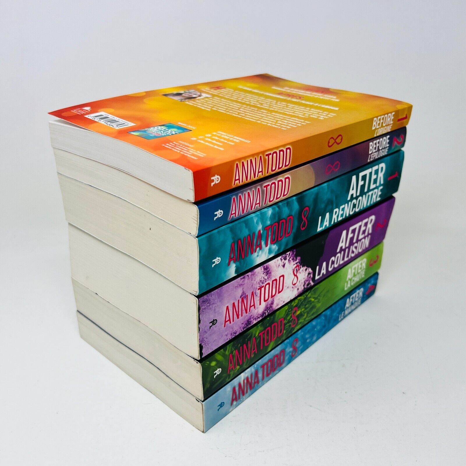Lot de 6 Livres Before 1-2/After 1-4 de Anna Todd Français/French La Rencontre
