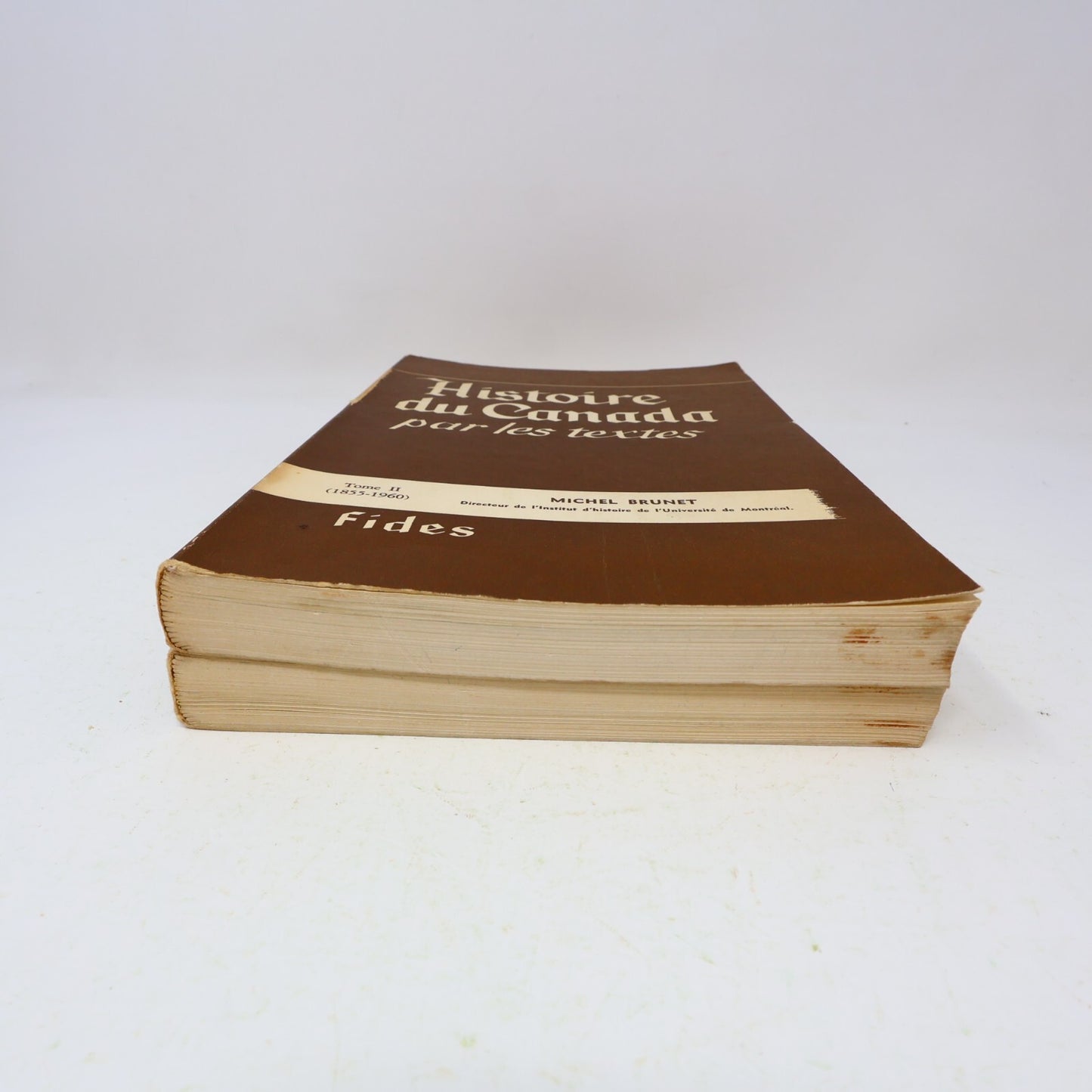 Histoire du Canada Par les Textes #1-2 Série Complète Lot 2 Livres Fides French