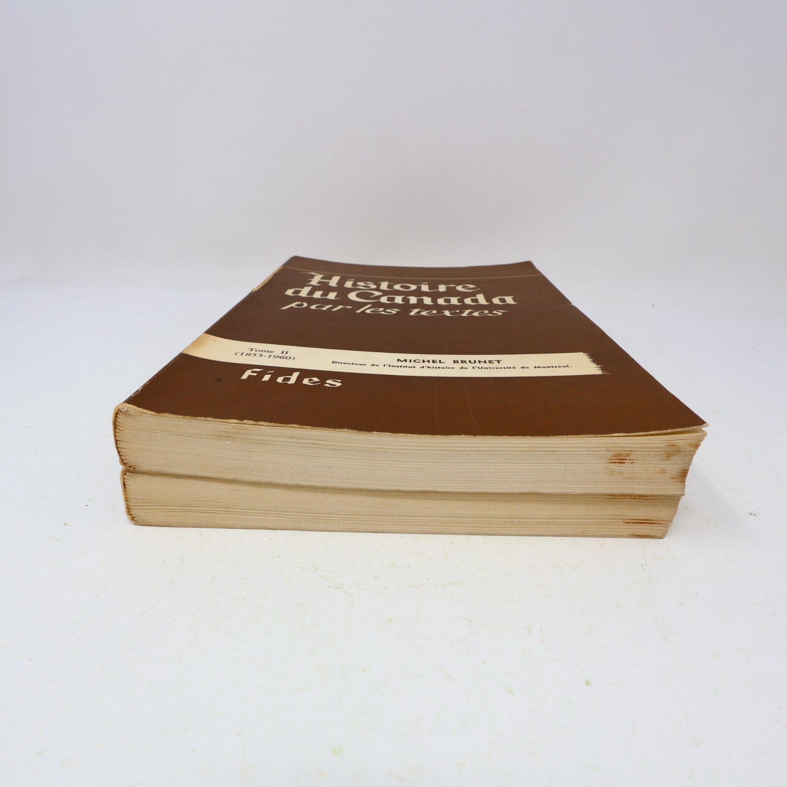 Histoire du Canada Par les Textes #1-2 Série Complète Lot 2 Livres Fides French