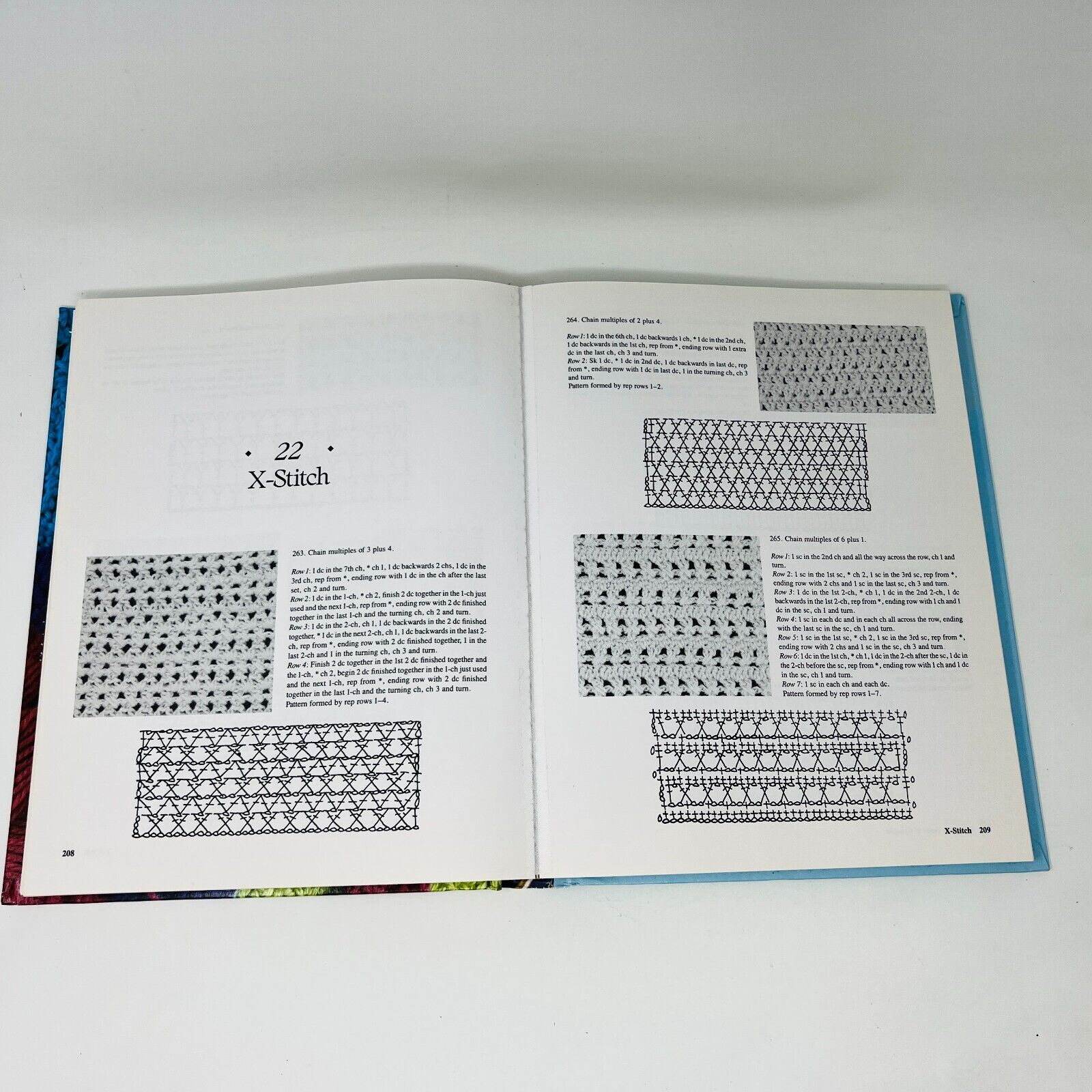1985 Complete Book of Crochet Stitch-Designs by Linda P. Schapper HC Patterns