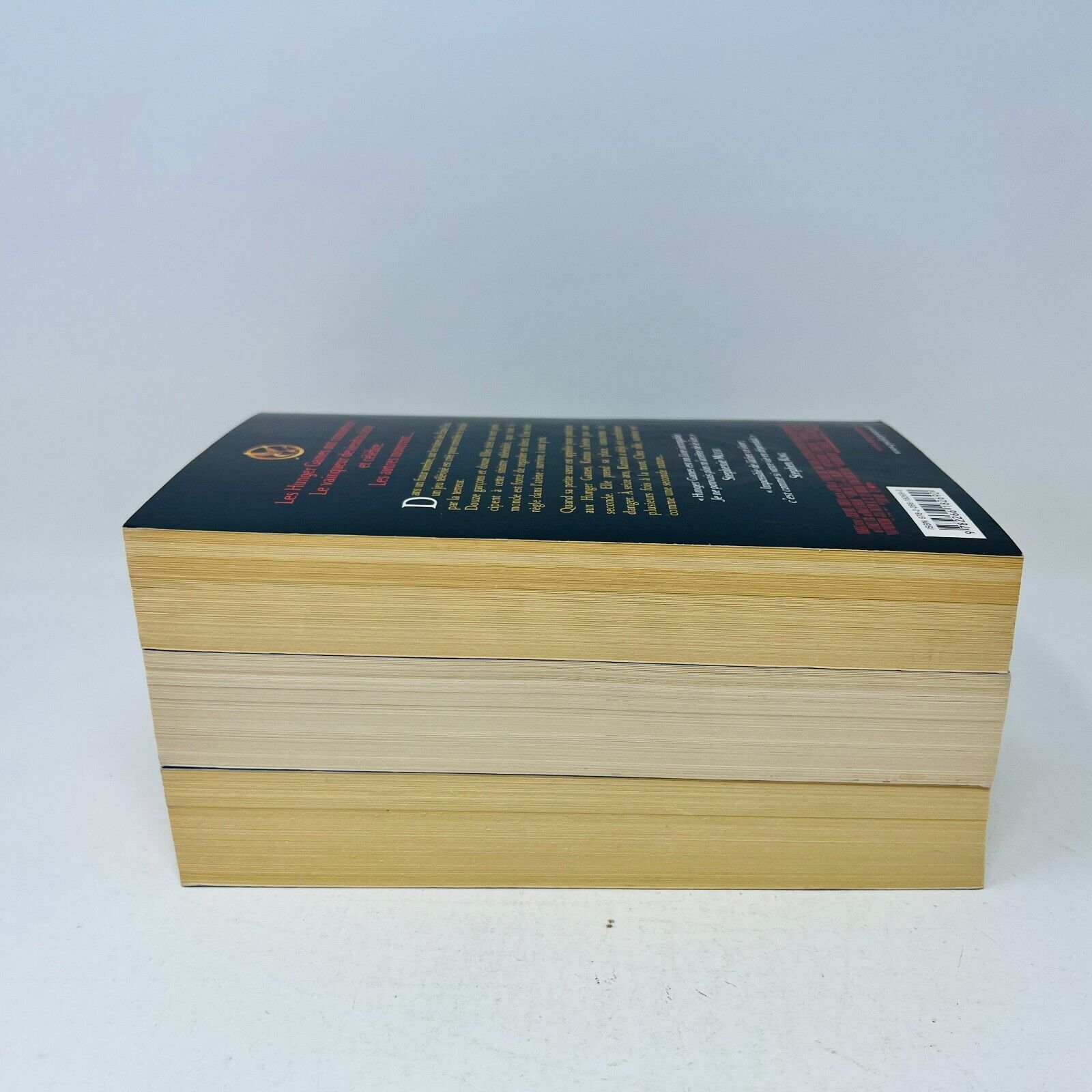 Hunger Games #1-2-3 Lot Set Français/French Suzanne Collins Révolte Embrasement