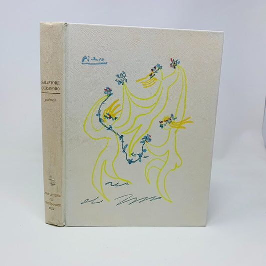 1965 Poèmes Rombaldi Nobel Littérature Salvatore Quasimodo Picasso Cover French