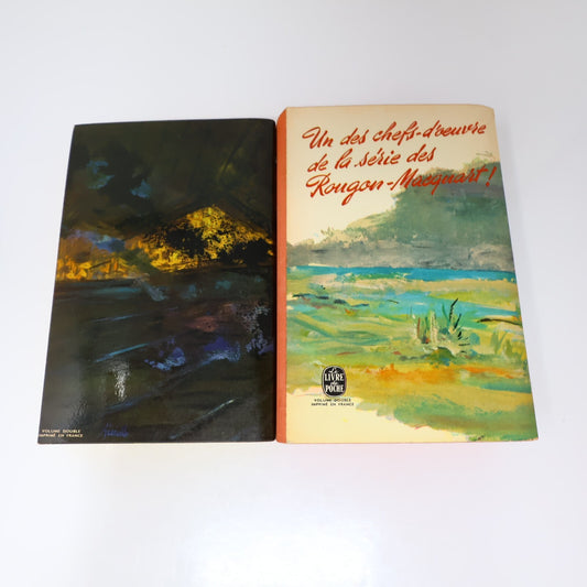 Émile Zola Lot 2 Livres Poche La Joie de Vivre/Bête Humaine Roman France French