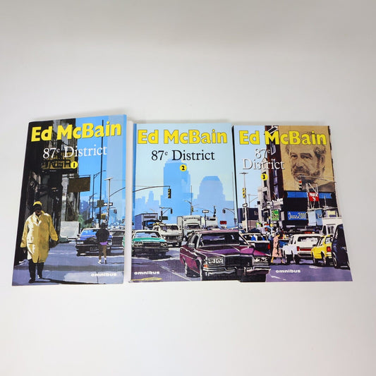 Le 87e District #1-8 + Dictionnaire Ed Mcbain Omnibus Roman Policier Lot French