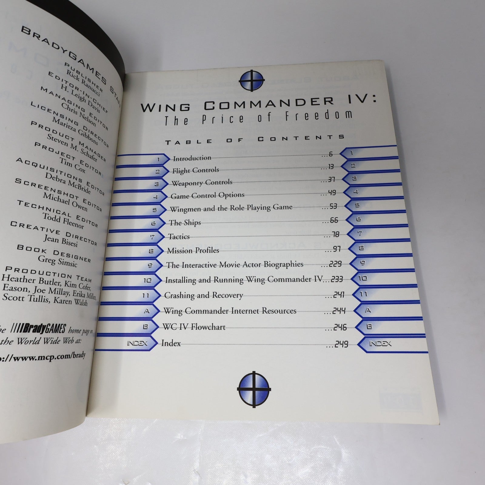 Wing Commander IV #4 Strategy Guide For Ms-Dos Cd-Rom Bradygames 1996 PB Book