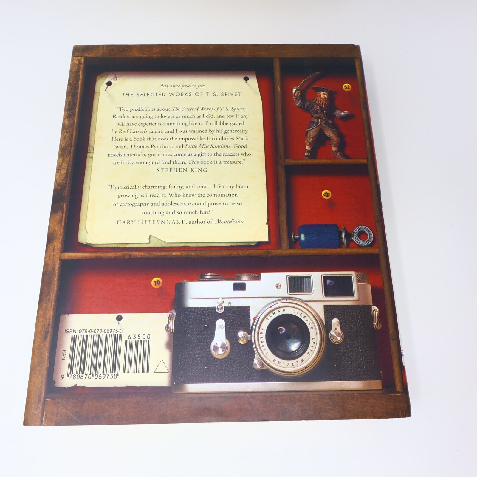 2009 The Selected Works of T. S. Spivet Reif Larsen Hamish Hamilton Hardcover HC