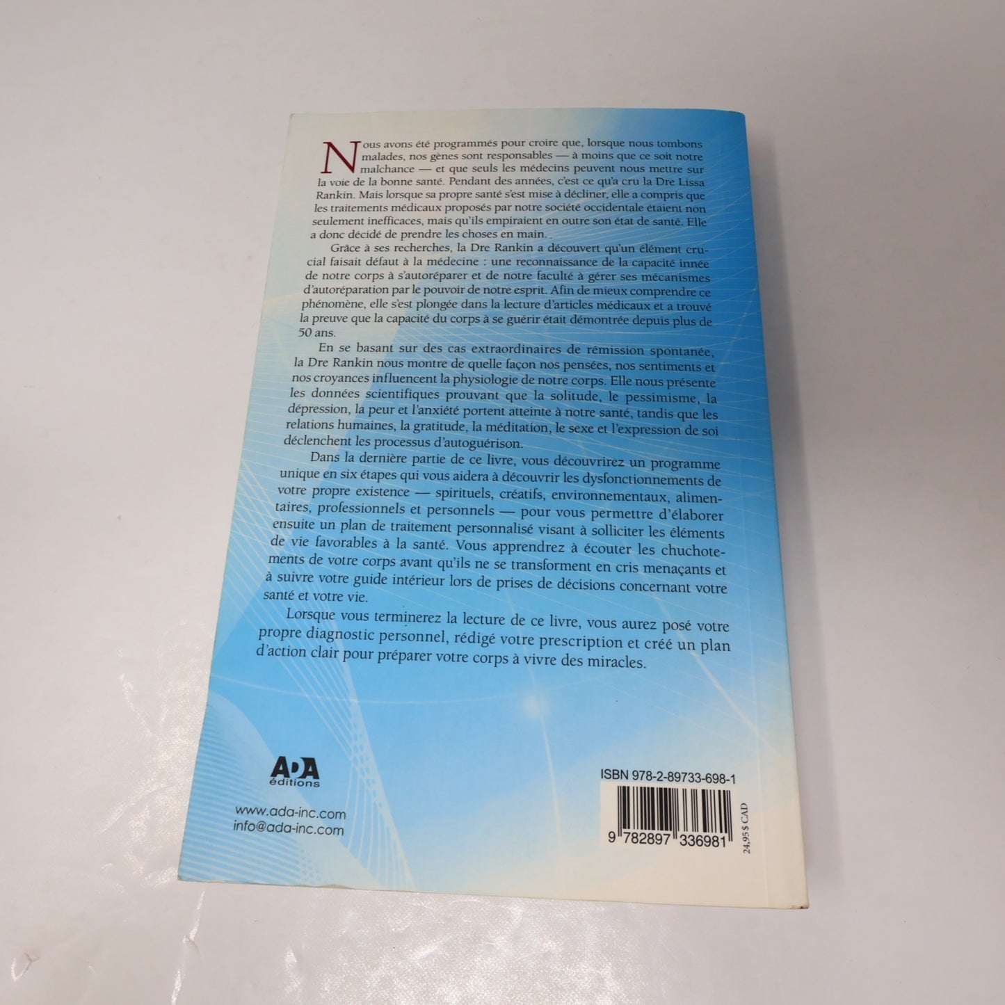 Santé Guérison Médecines Alternatives Lot 5 Livres Français Rankin/Angelard PB