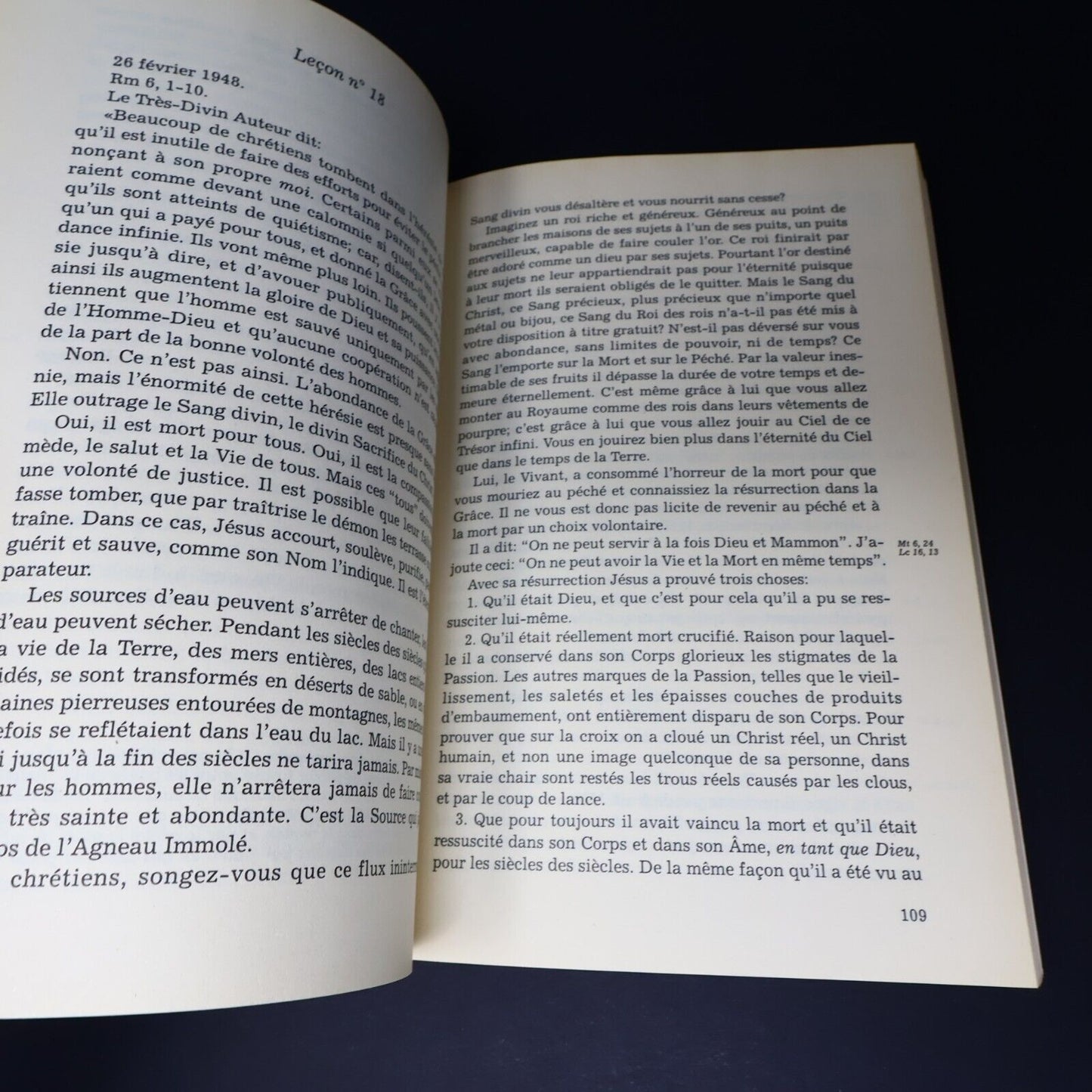 1999 Leçon sur L´Épître de Saint Paul aux Romains de Maria Valtorta Français PB