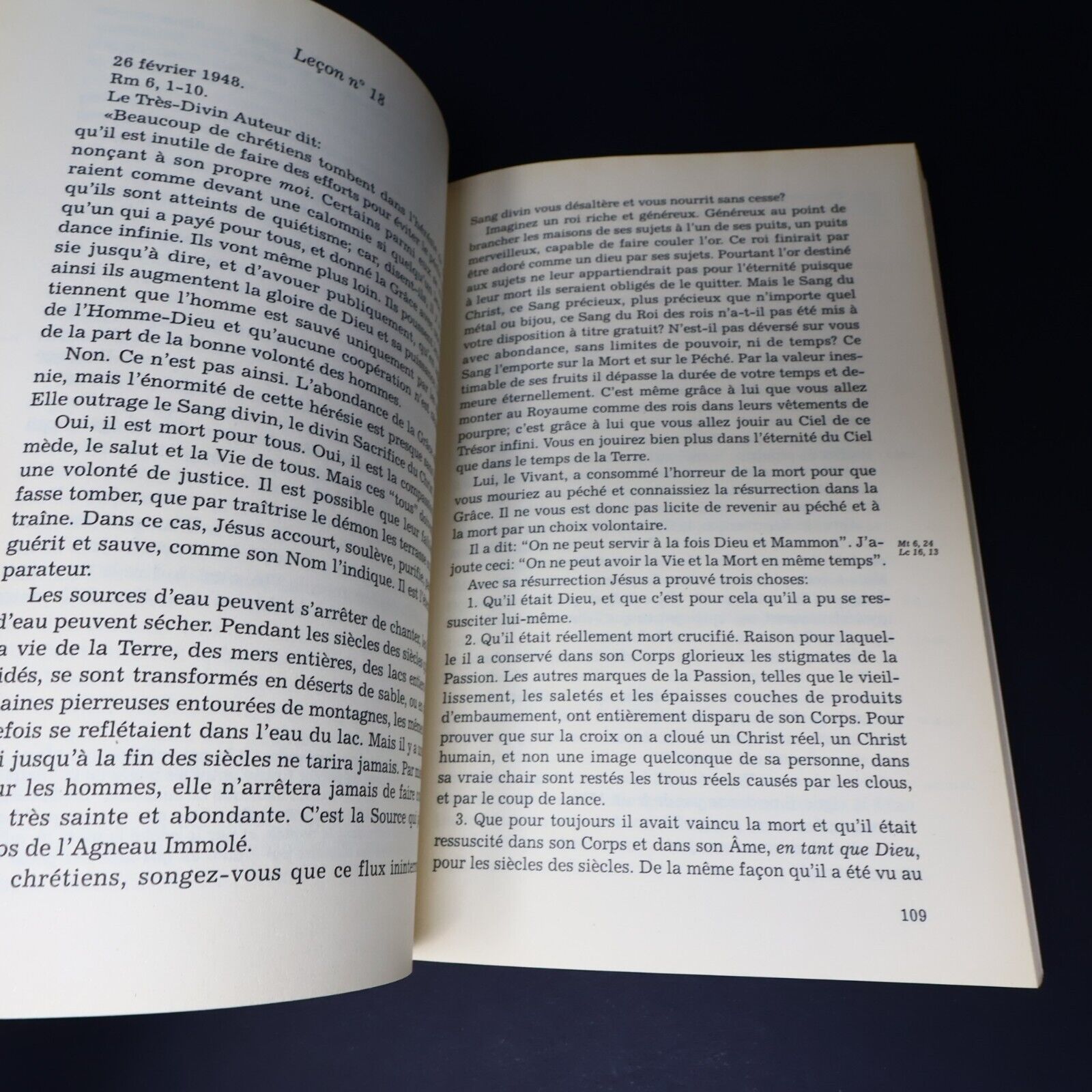 1999 Leçon sur L´Épître de Saint Paul aux Romains de Maria Valtorta Français PB